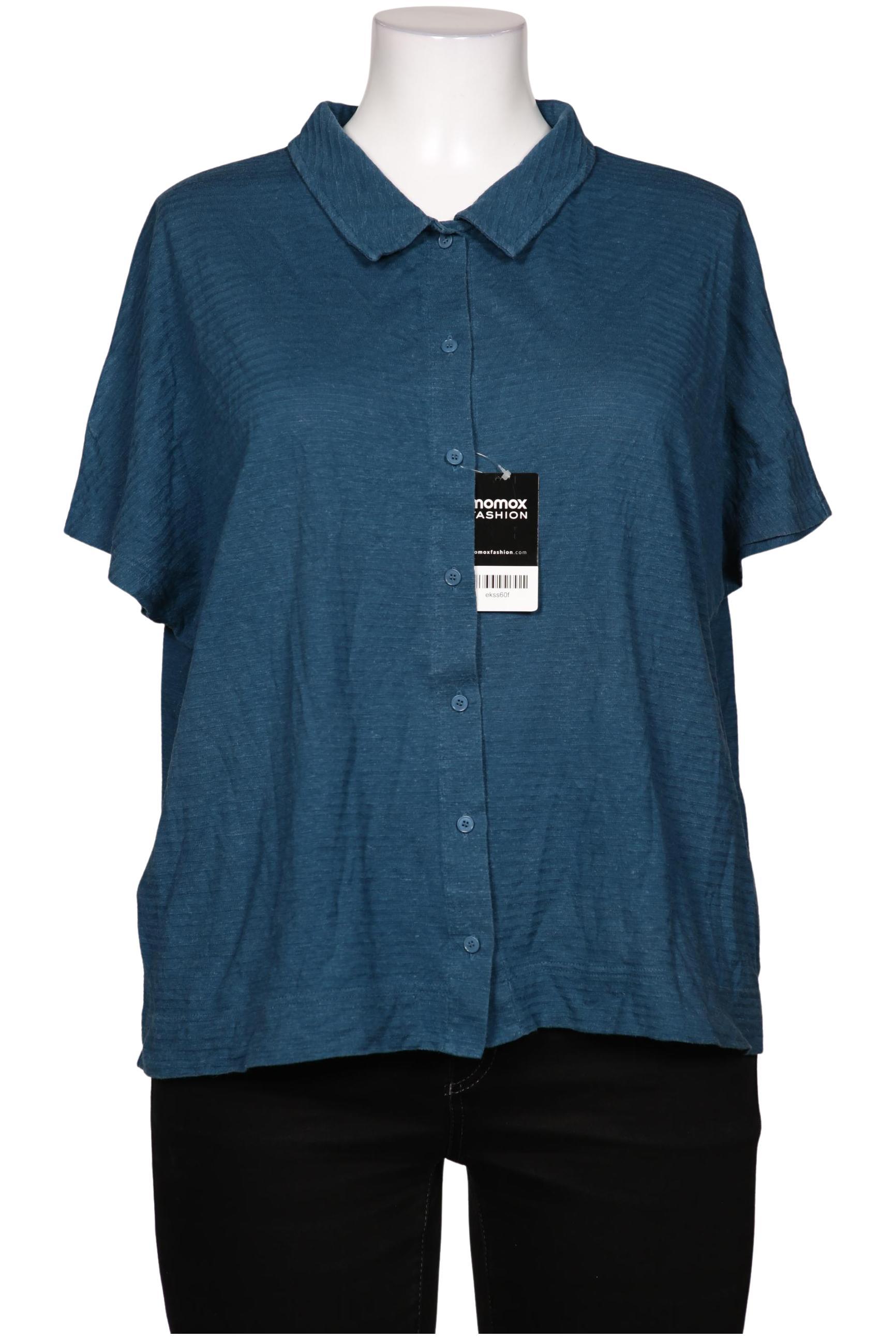 

hessnatur Damen Bluse, türkis, Gr. 44