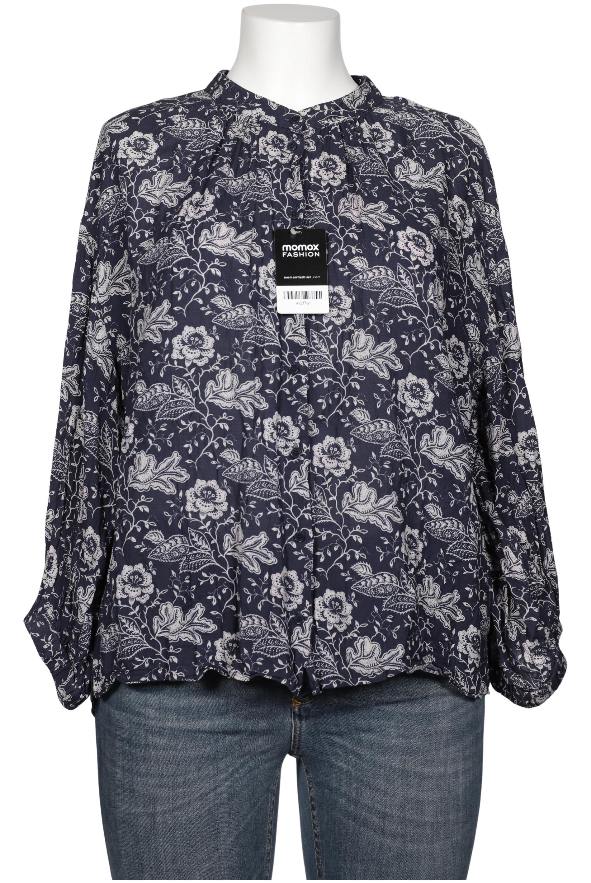 

hessnatur Damen Bluse, marineblau, Gr. 46