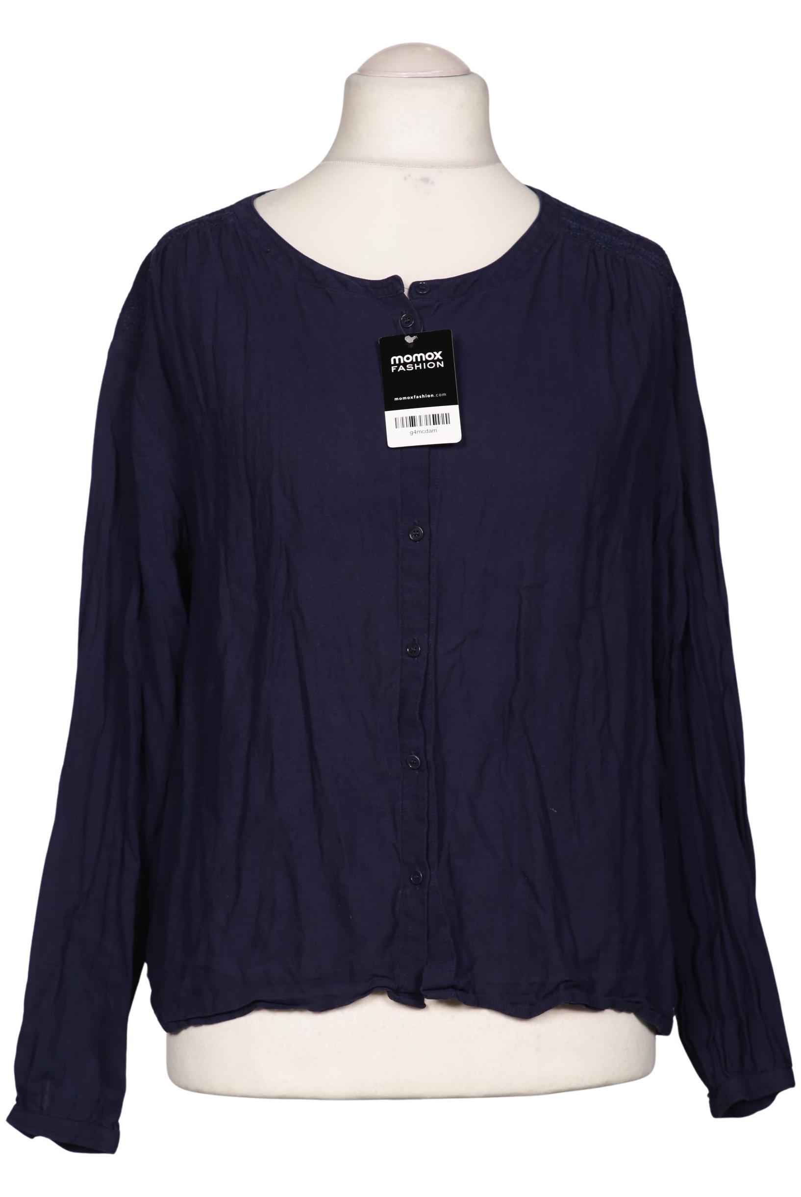 

hessnatur Damen Bluse, marineblau, Gr. 40