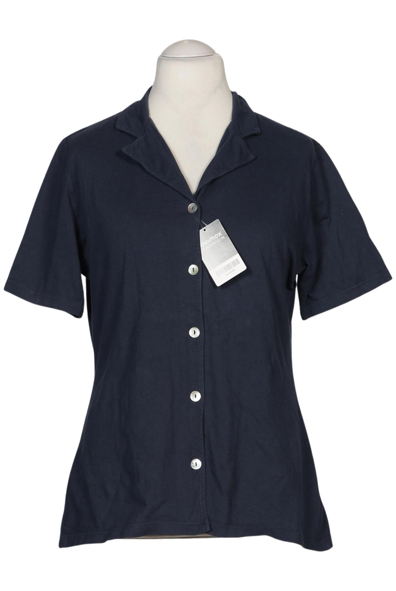 

hessnatur Damen Bluse, marineblau, Gr. 46