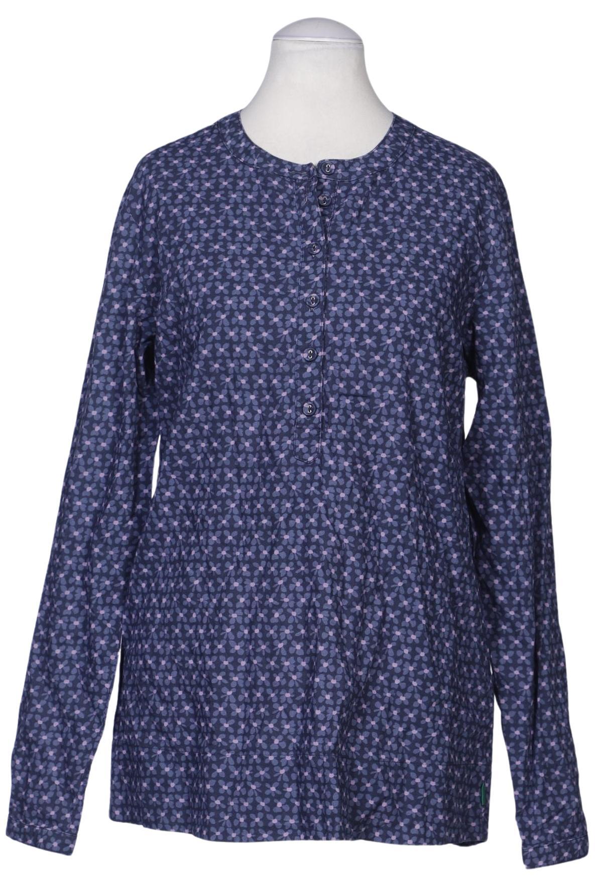 

hessnatur Damen Bluse, marineblau, Gr. 36