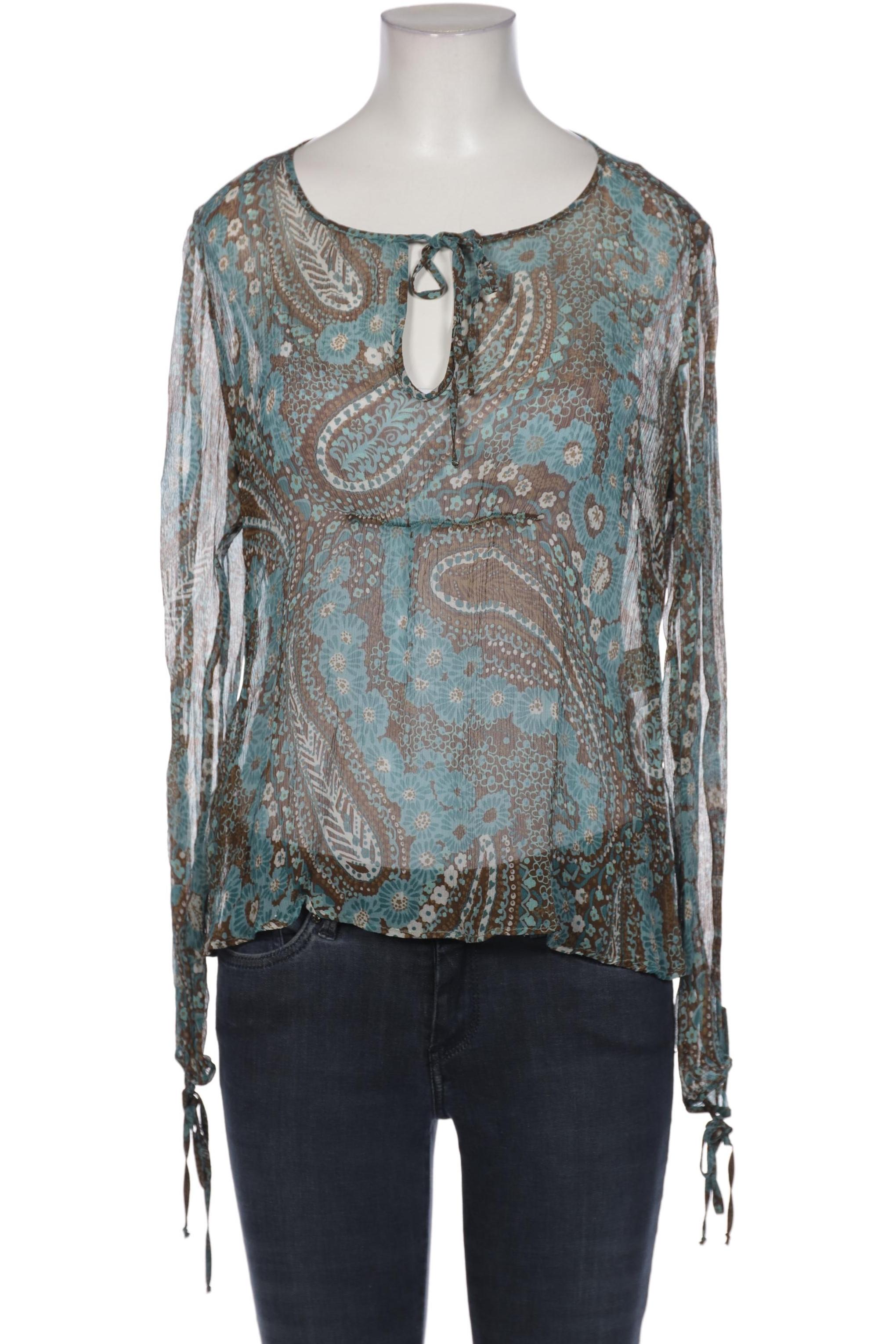 

hessnatur Damen Bluse, türkis, Gr. 40