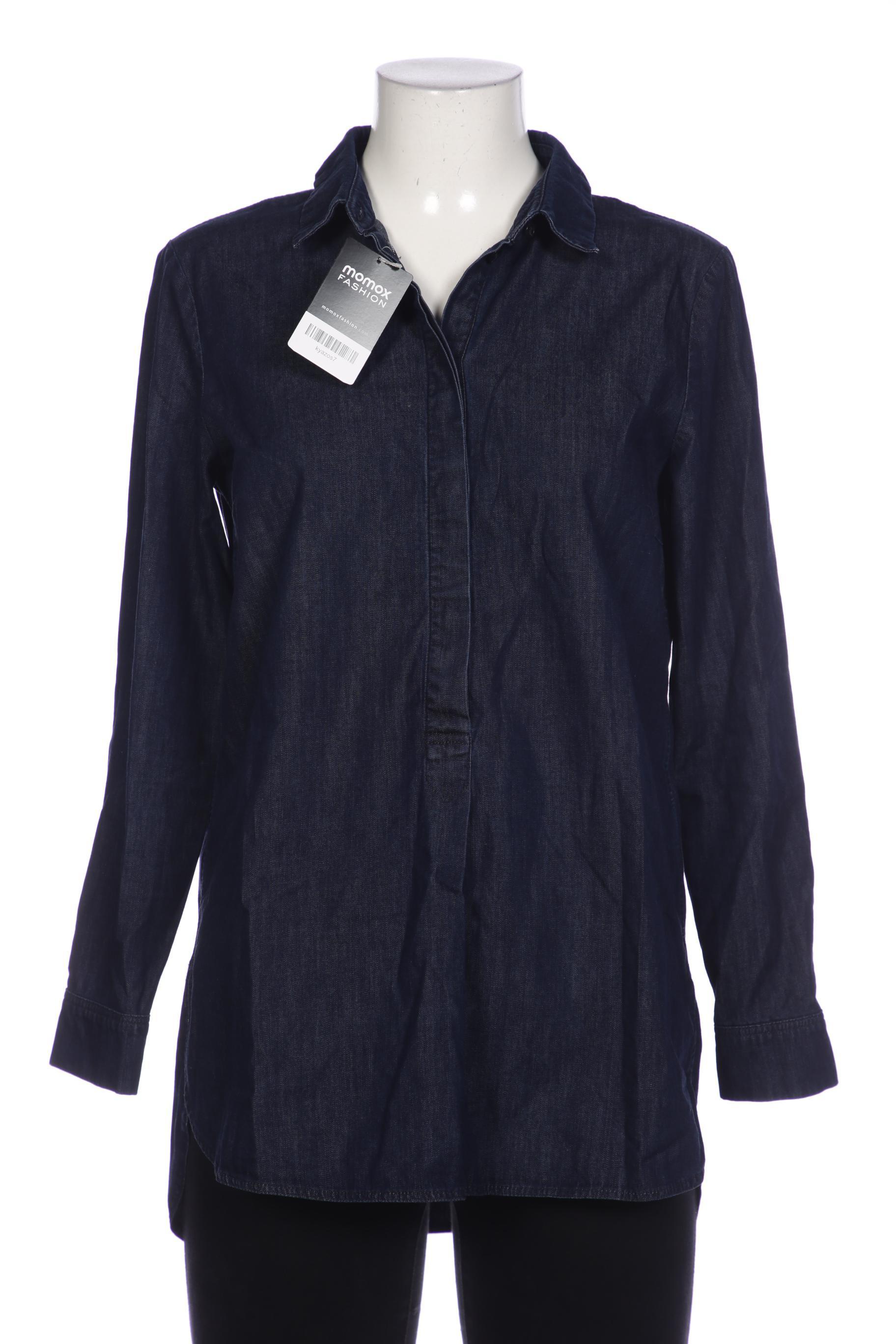 

hessnatur Damen Bluse, marineblau, Gr. 38