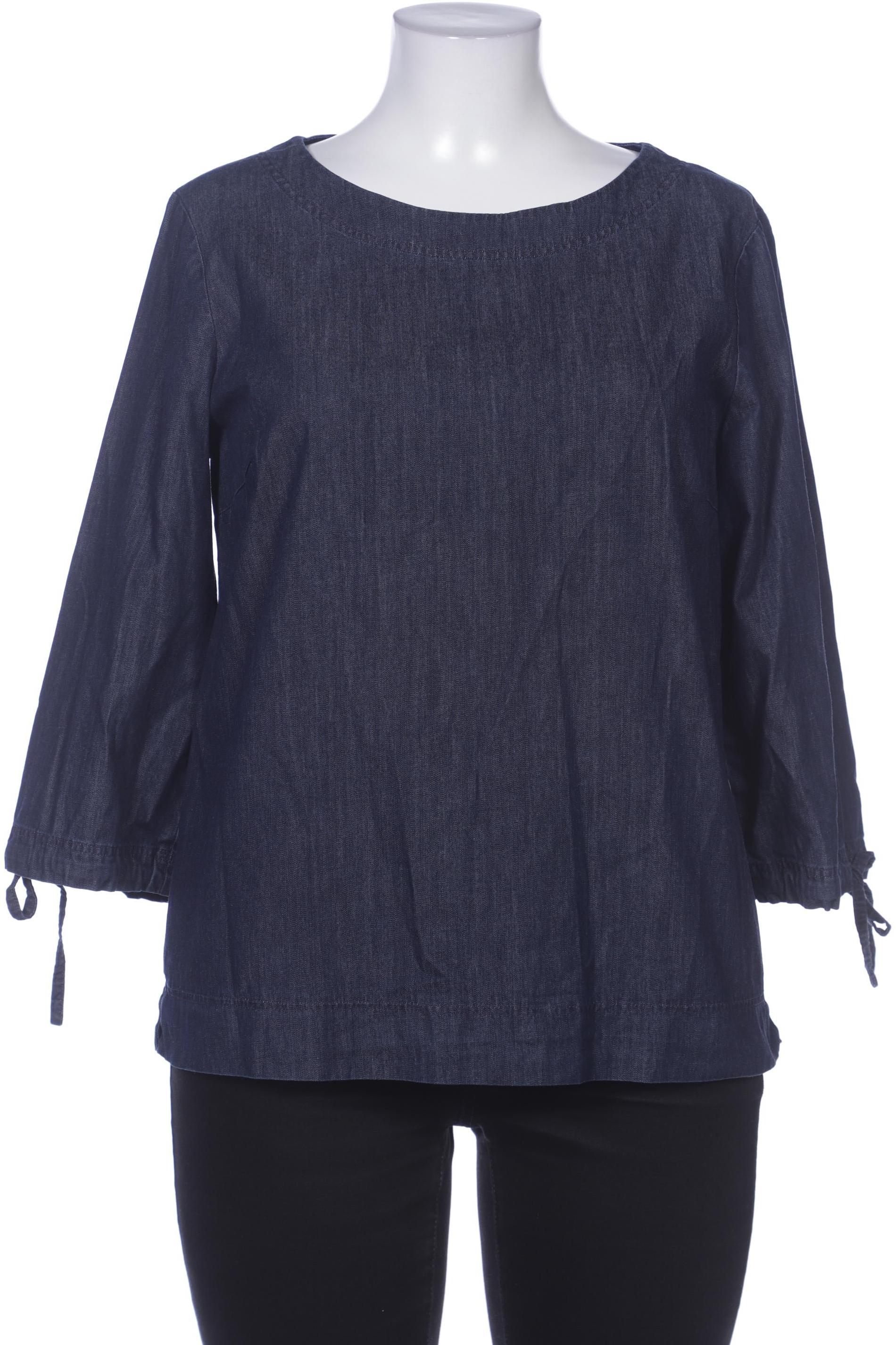

hessnatur Damen Bluse, marineblau, Gr. 42