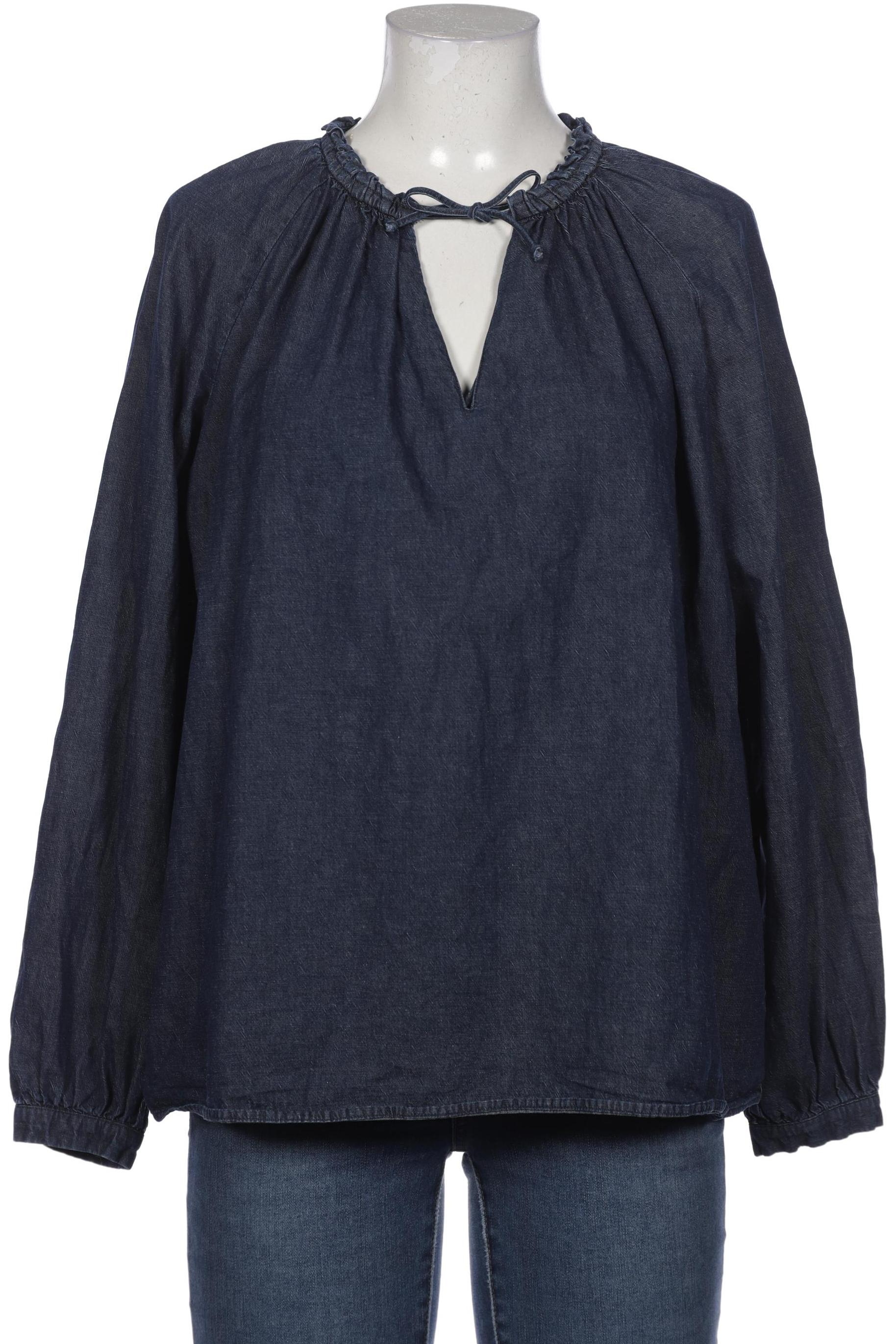 

hessnatur Damen Bluse, marineblau, Gr. 40