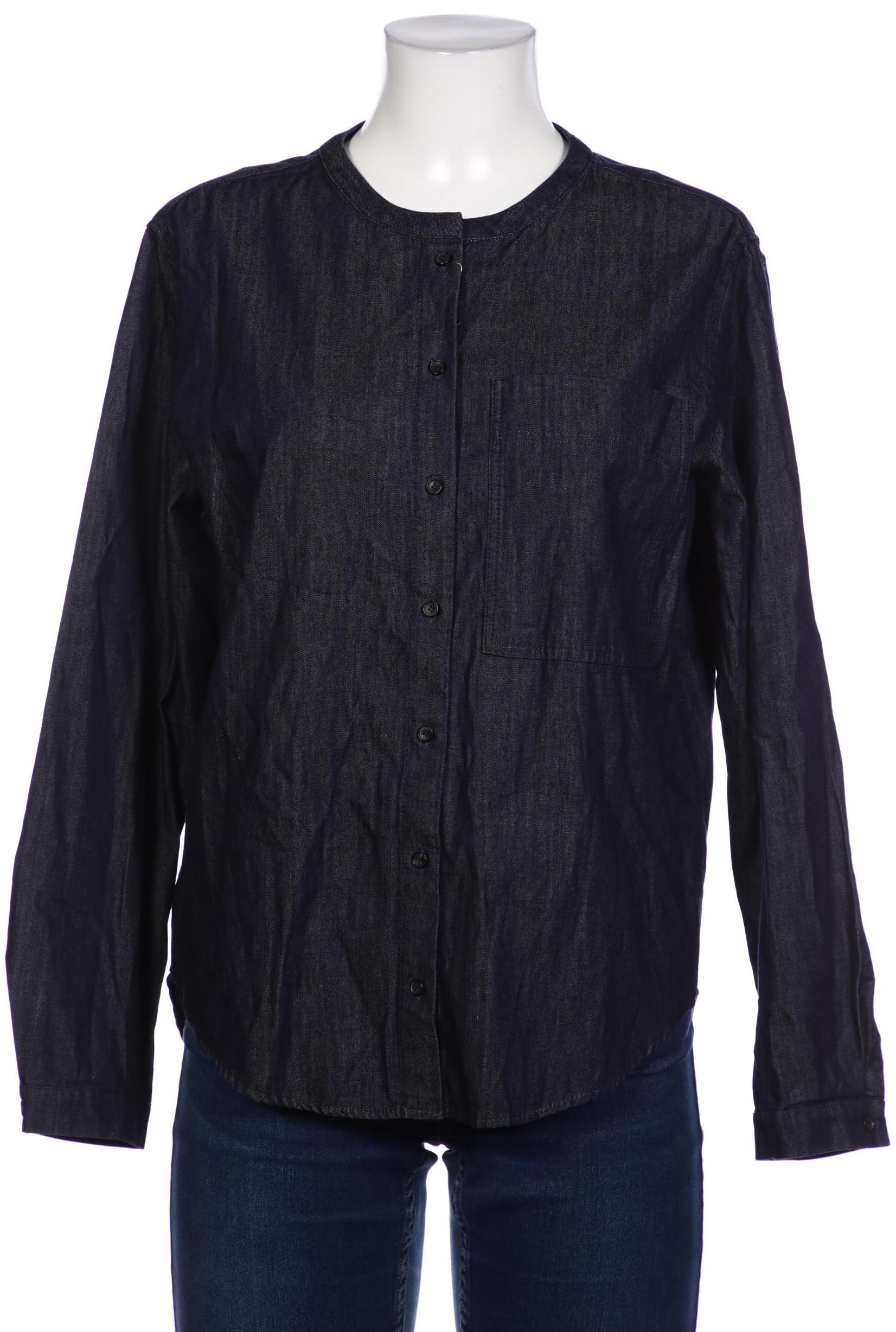 

hessnatur Damen Bluse, marineblau, Gr. 38