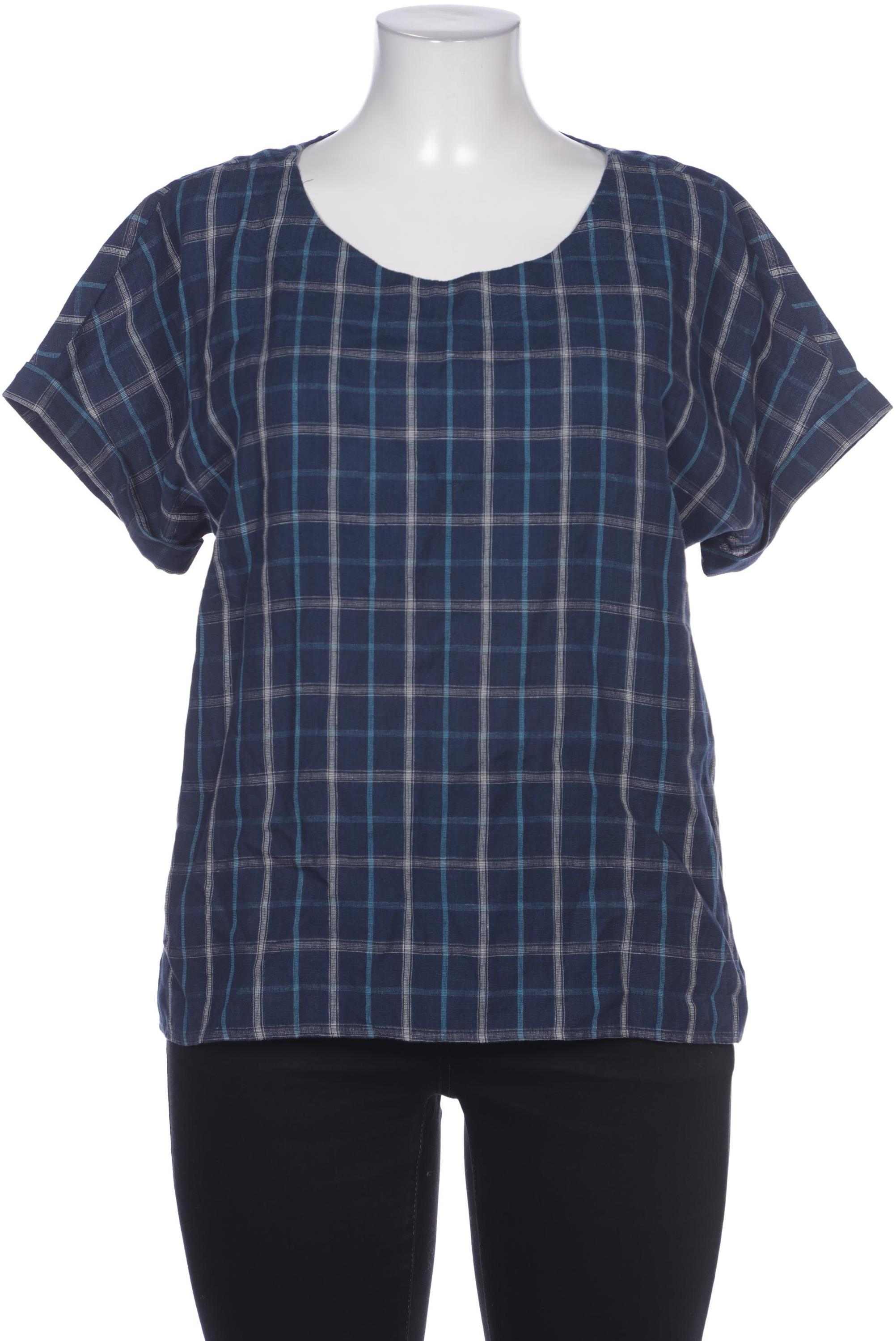 

hessnatur Damen Bluse, marineblau, Gr. 42