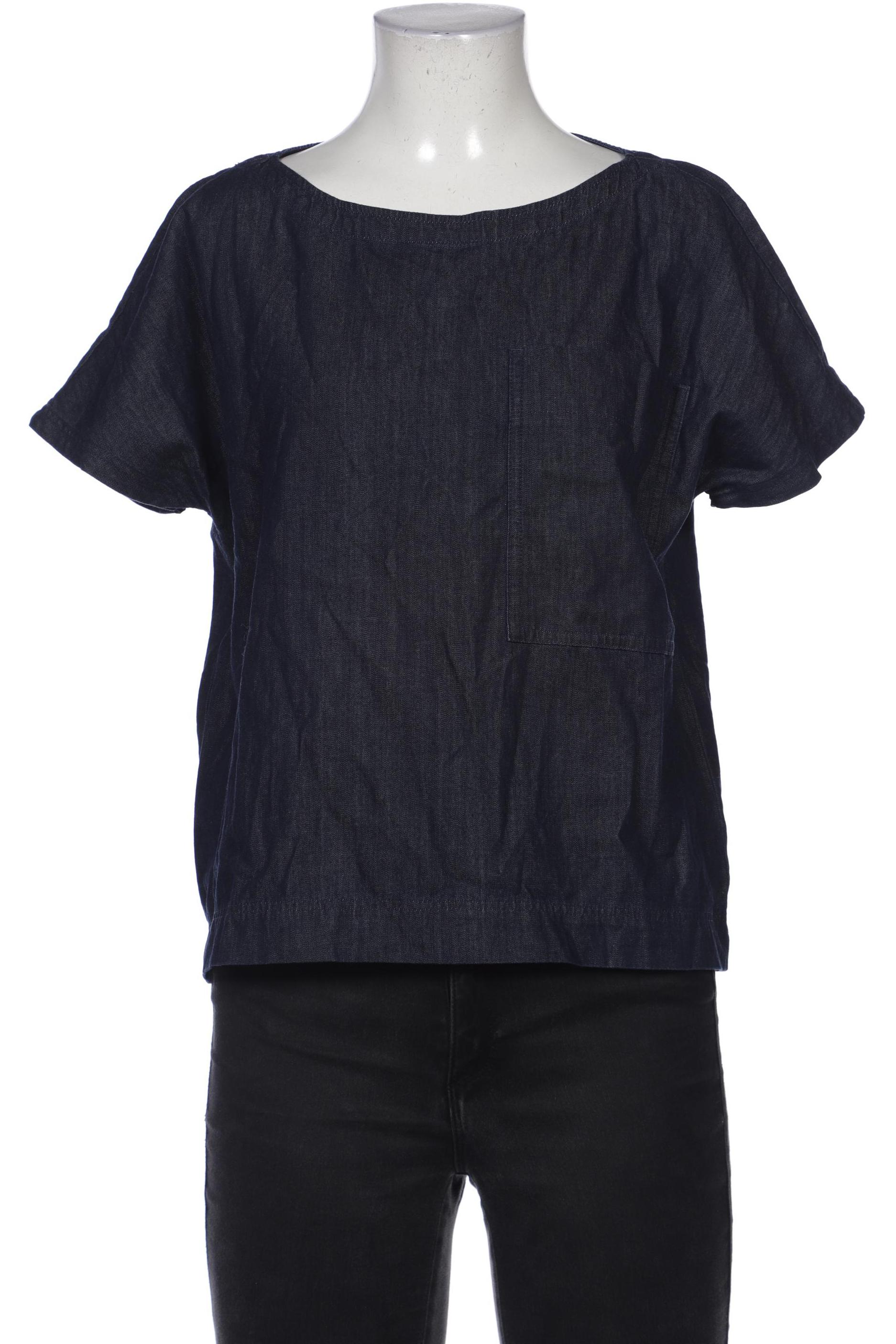 

hessnatur Damen Bluse, marineblau, Gr. 34