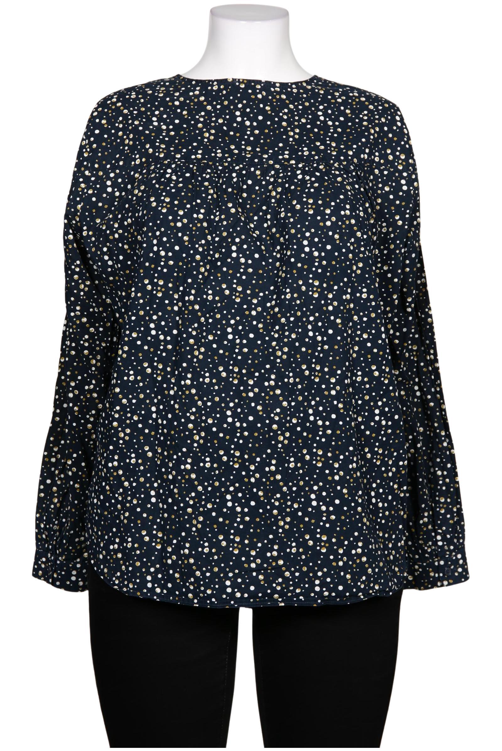 

hessnatur Damen Bluse, marineblau, Gr. 42