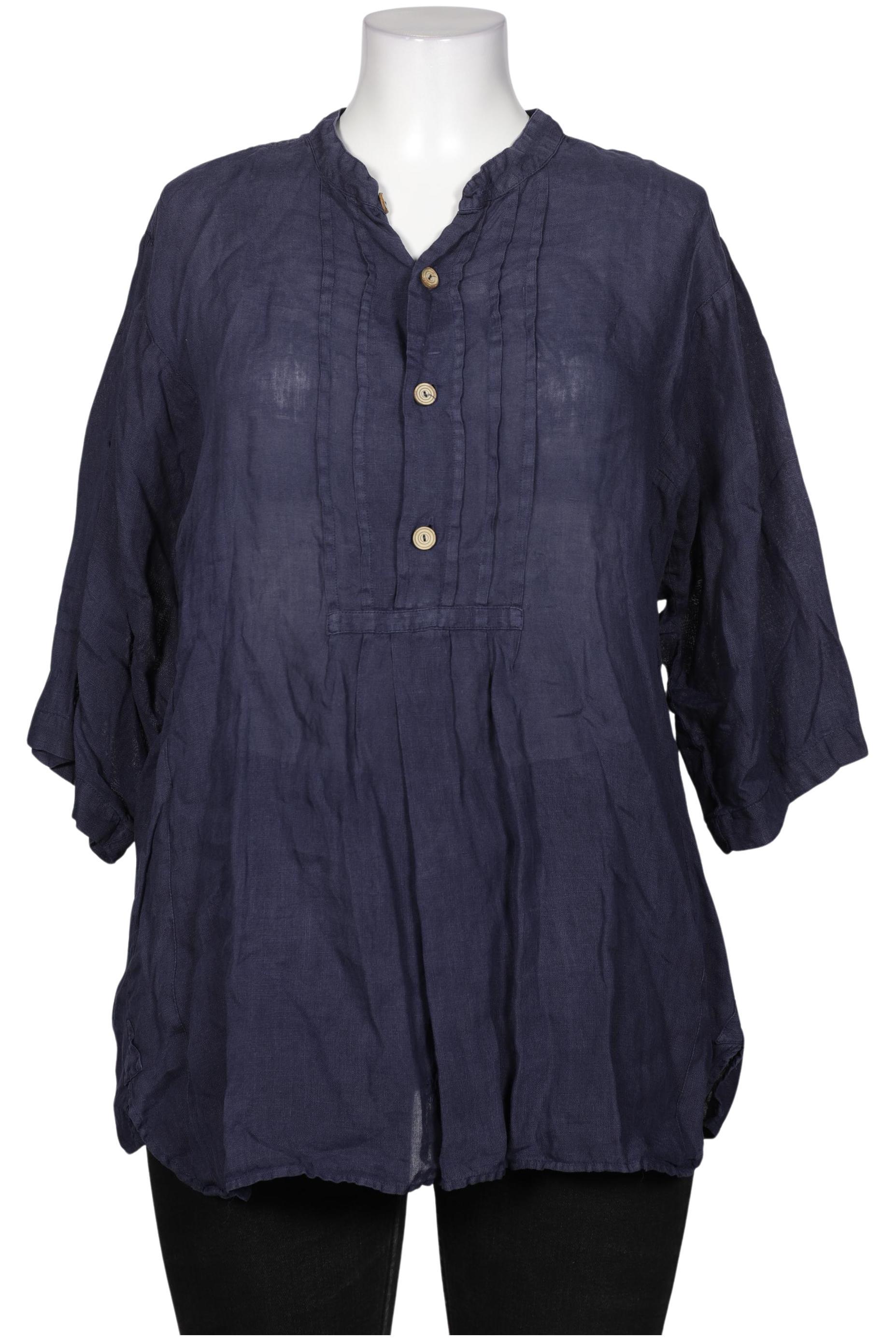 

hessnatur Damen Bluse, marineblau, Gr. 44