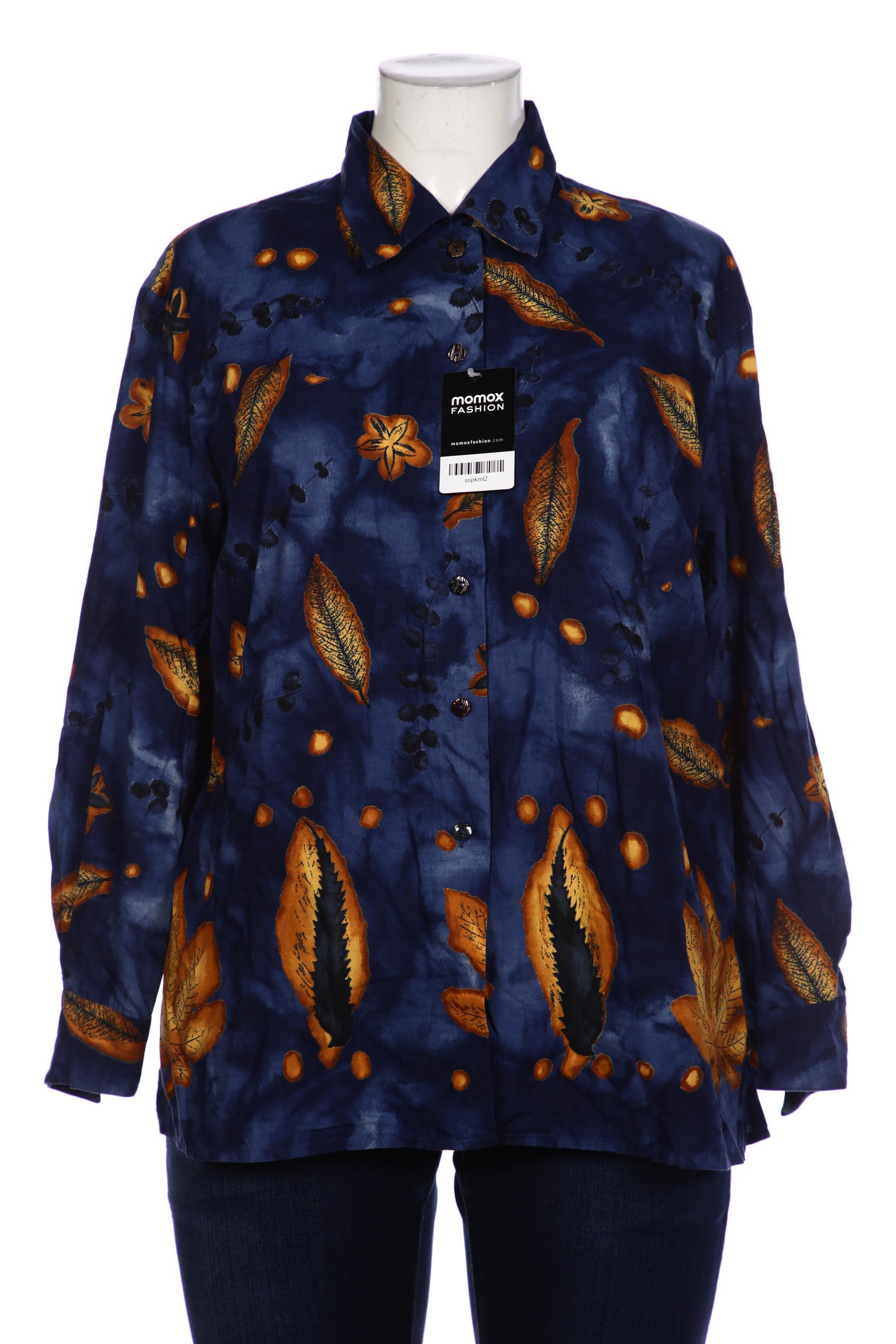 

hessnatur Damen Bluse, marineblau, Gr. 46