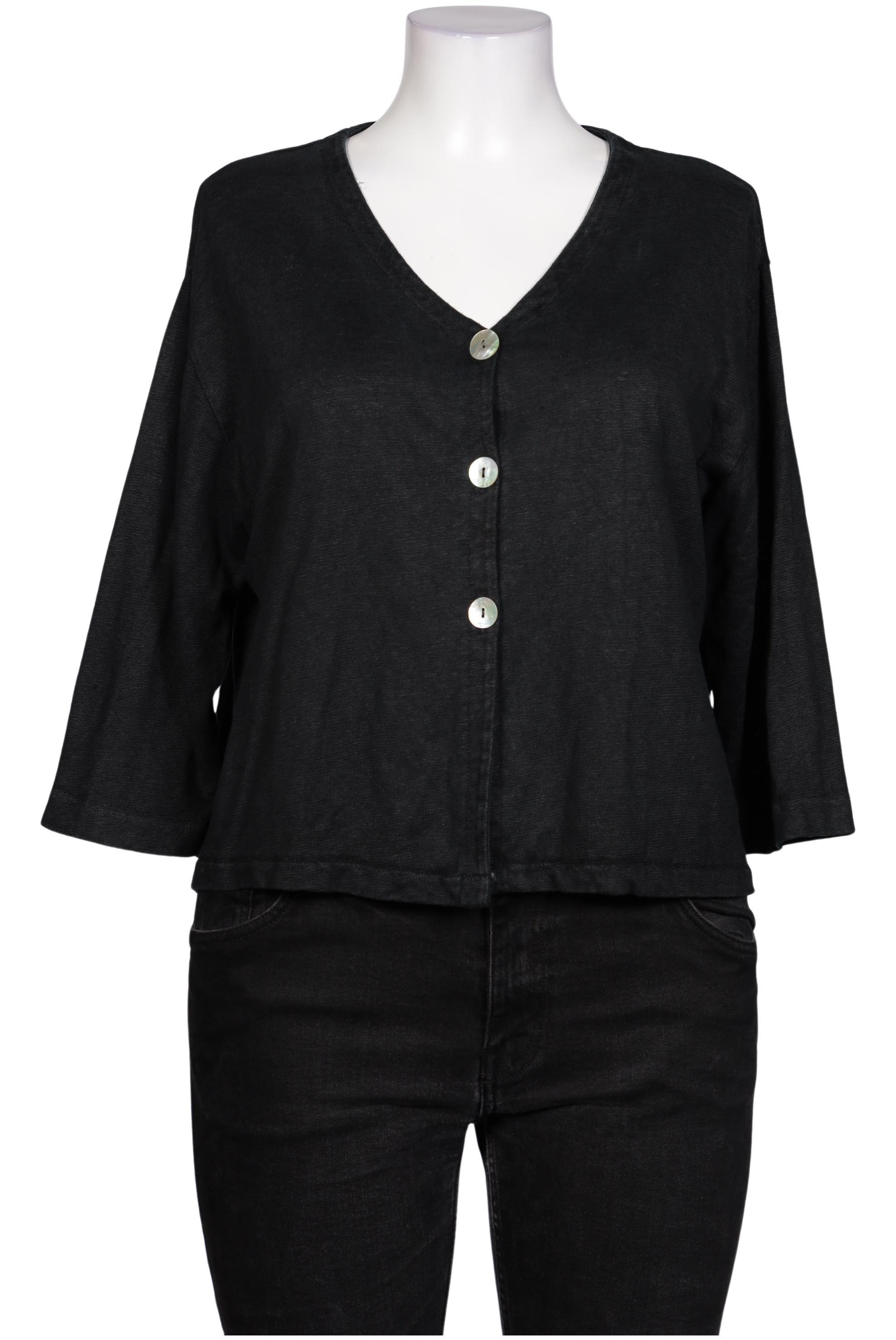 

hessnatur Damen Bluse, schwarz, Gr. 46