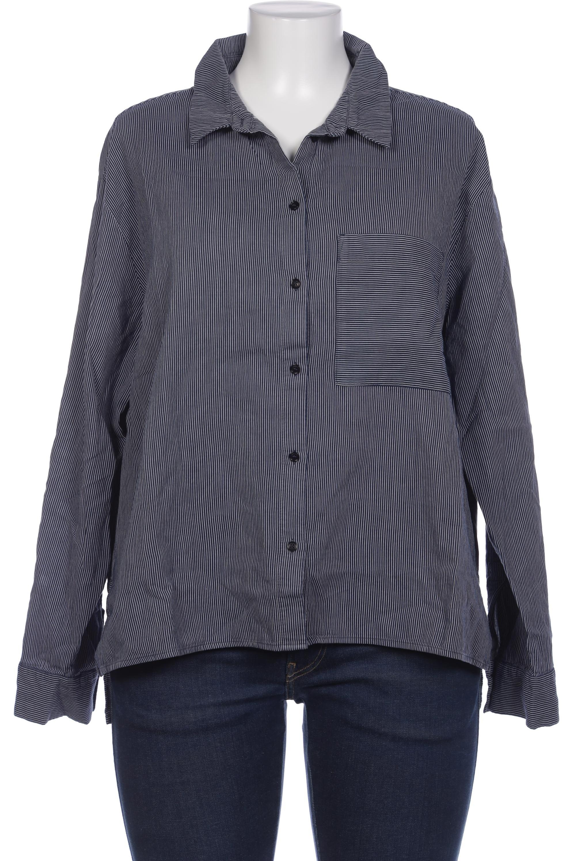 

hessnatur Damen Bluse, marineblau, Gr. 48