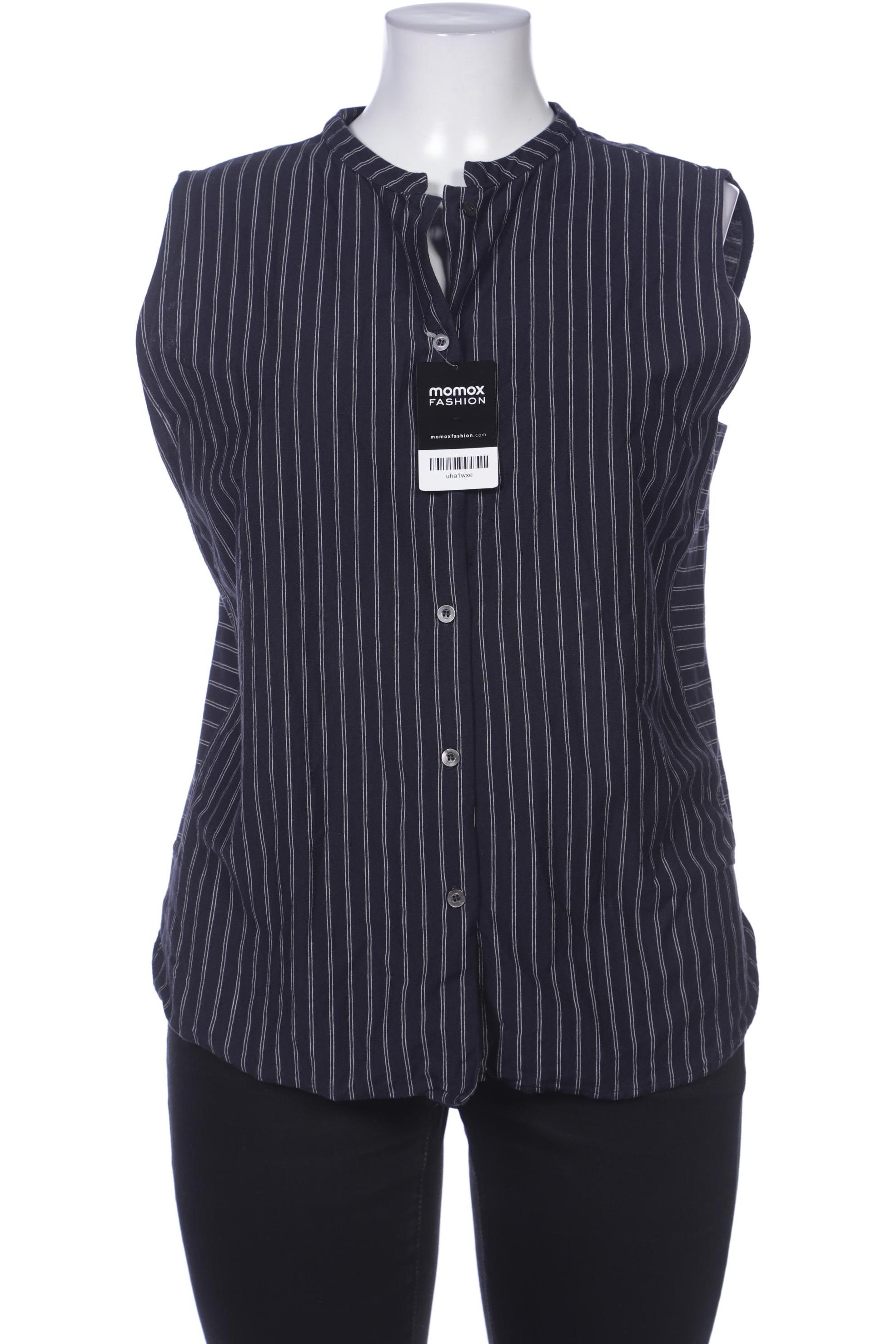 

hessnatur Damen Bluse, marineblau, Gr. 48