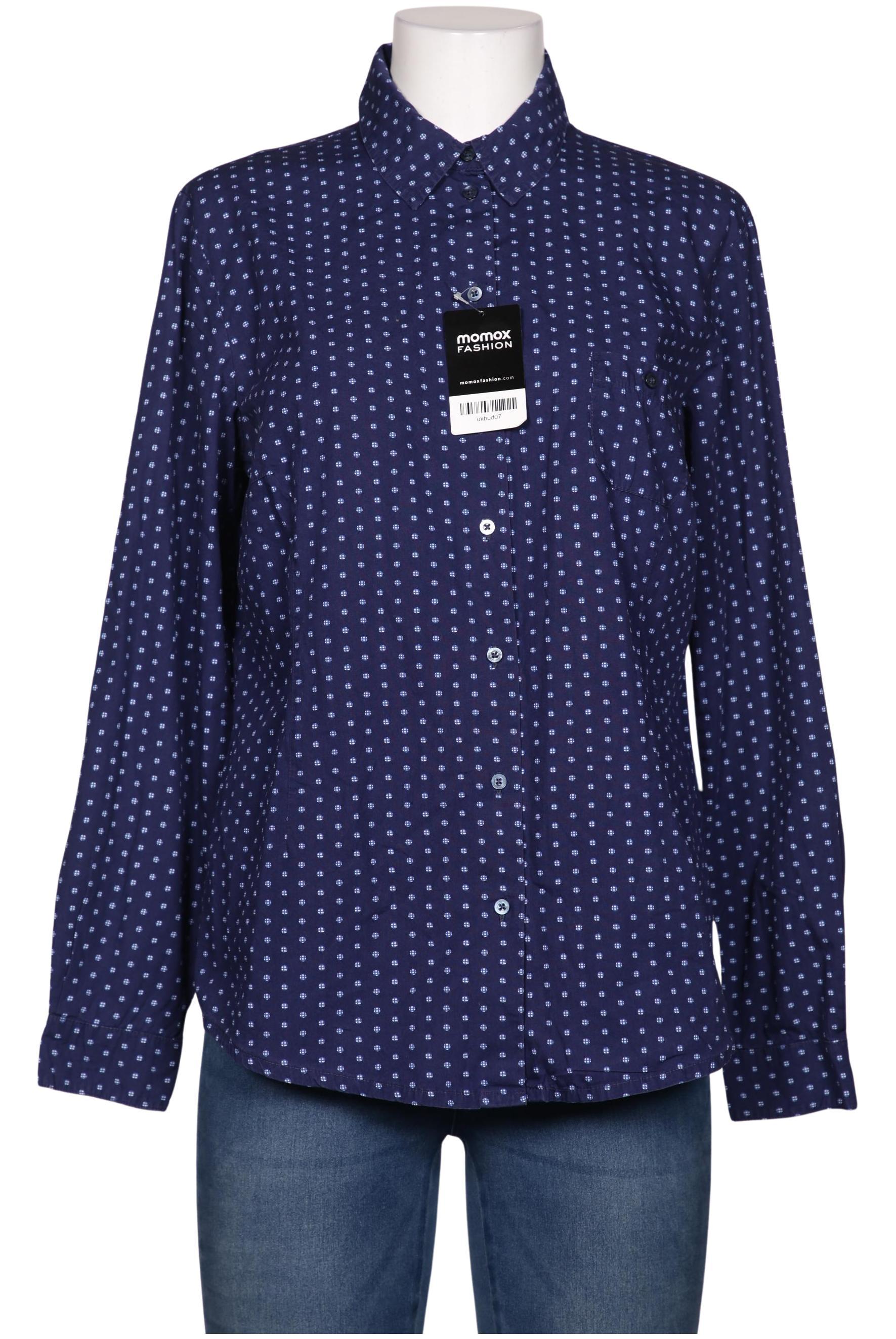 

hessnatur Damen Bluse, marineblau, Gr. 42