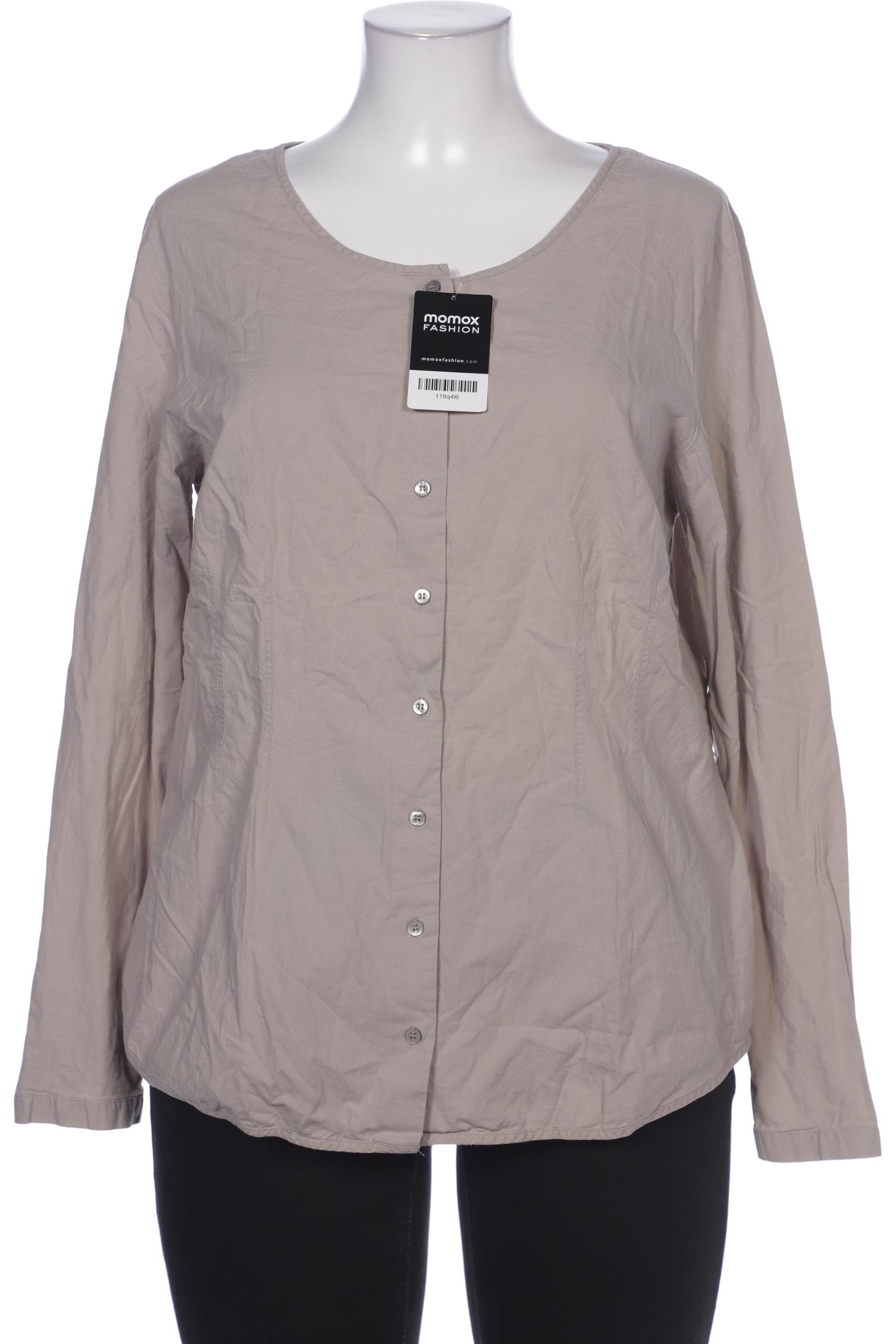 

hessnatur Damen Bluse, beige, Gr. 62