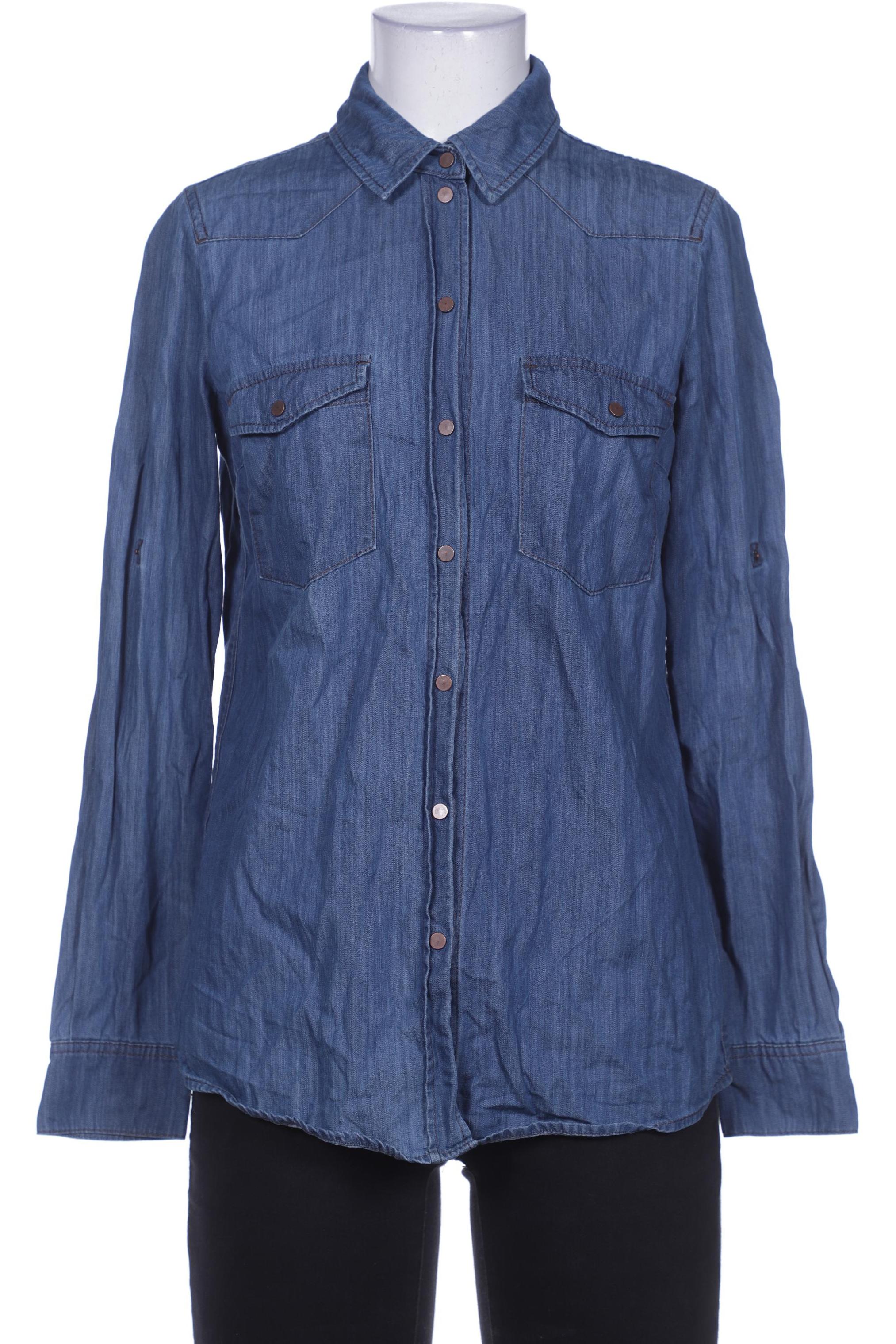 

hessnatur Damen Bluse, marineblau, Gr. 34