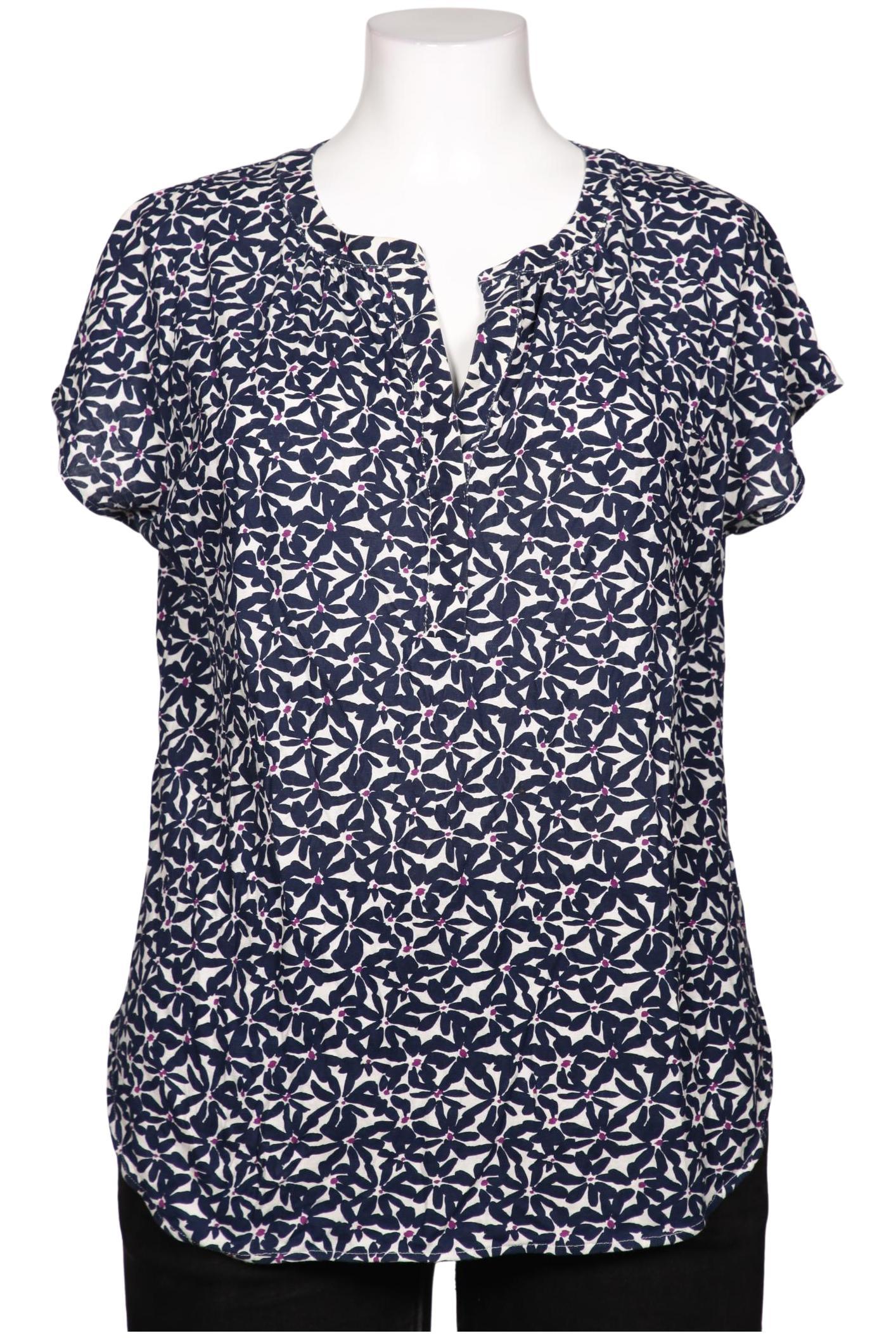 

hessnatur Damen Bluse, marineblau, Gr. 42