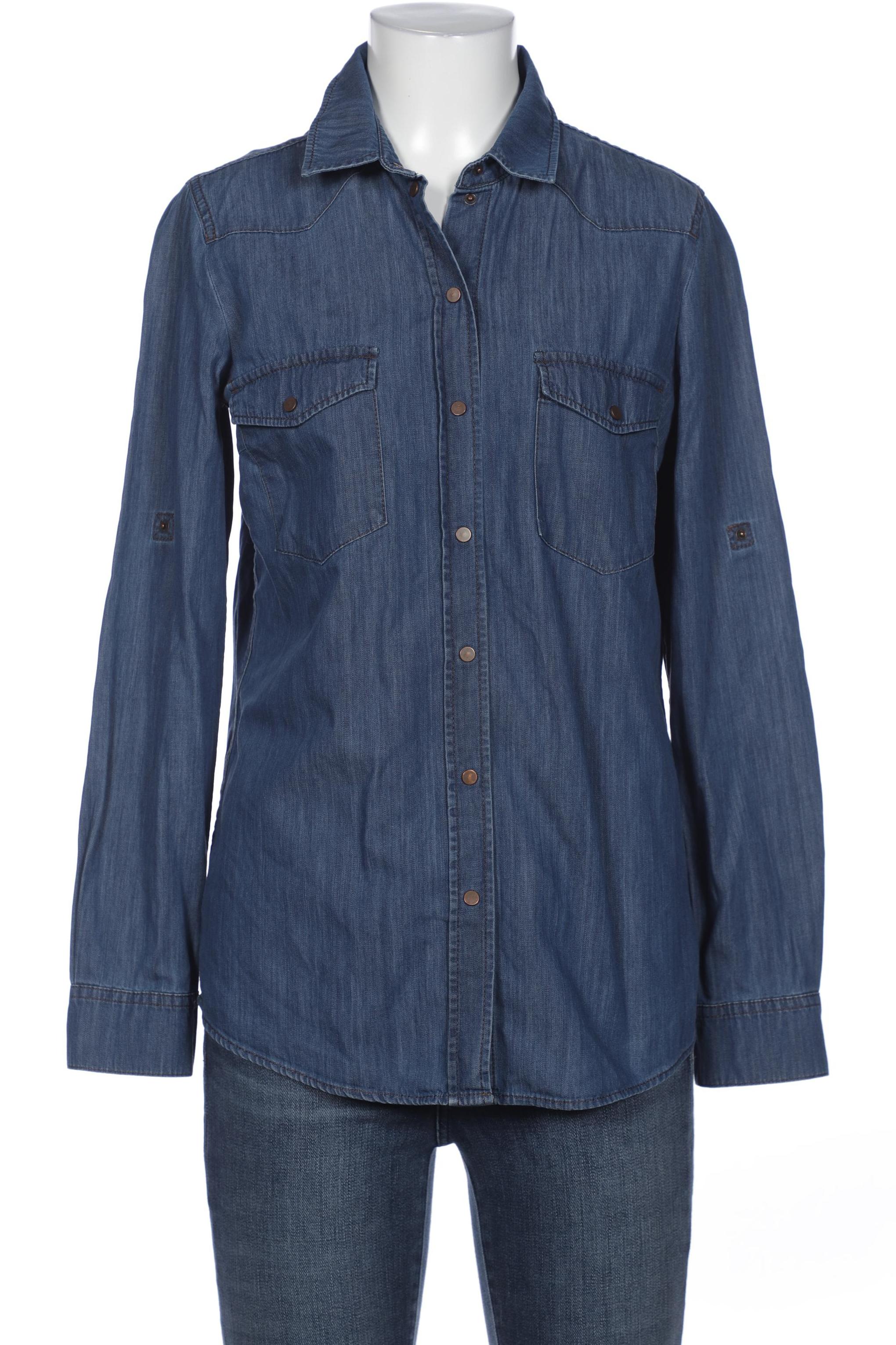 

hessnatur Damen Bluse, marineblau, Gr. 36