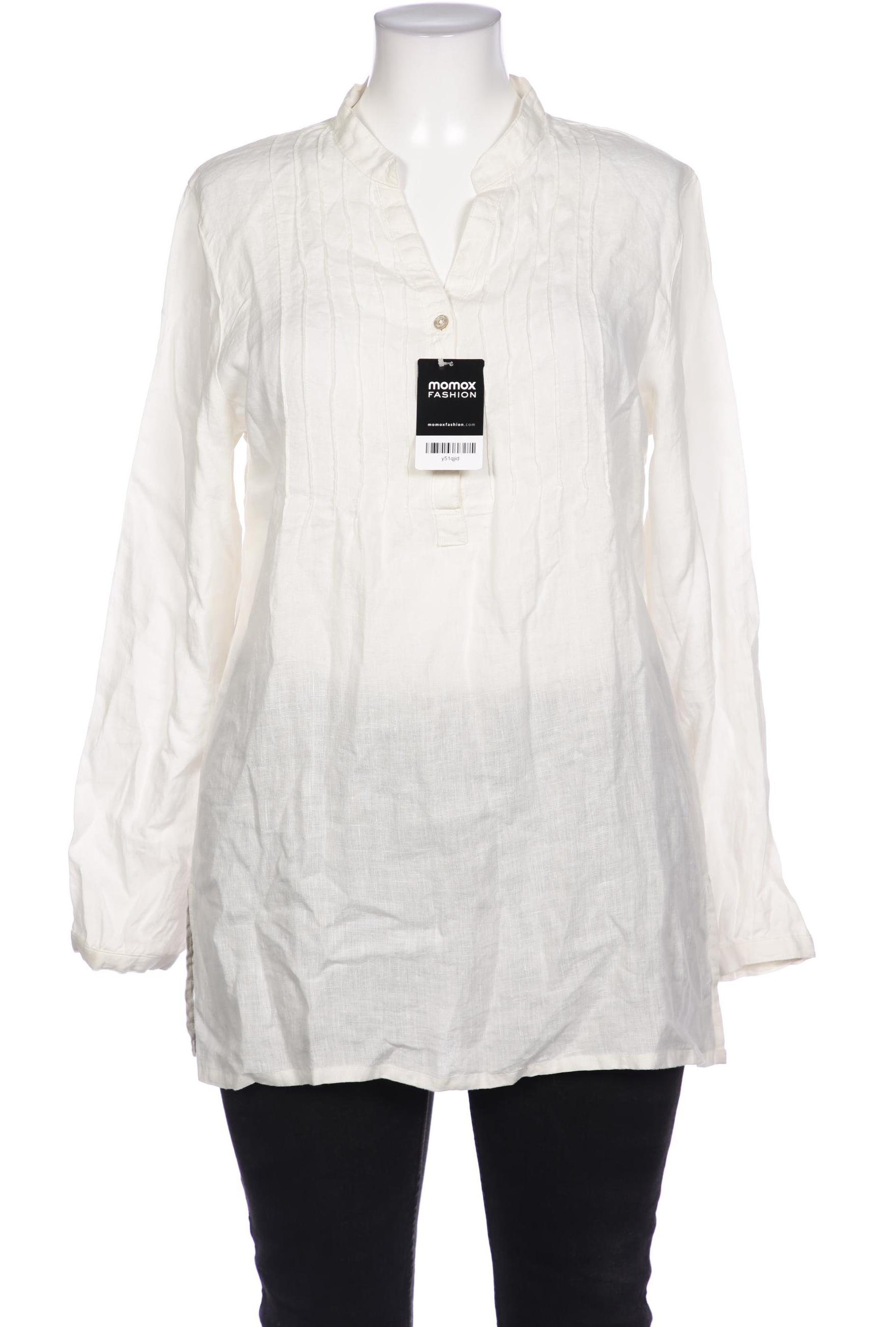 

hessnatur Damen Bluse, cremeweiß, Gr. 44