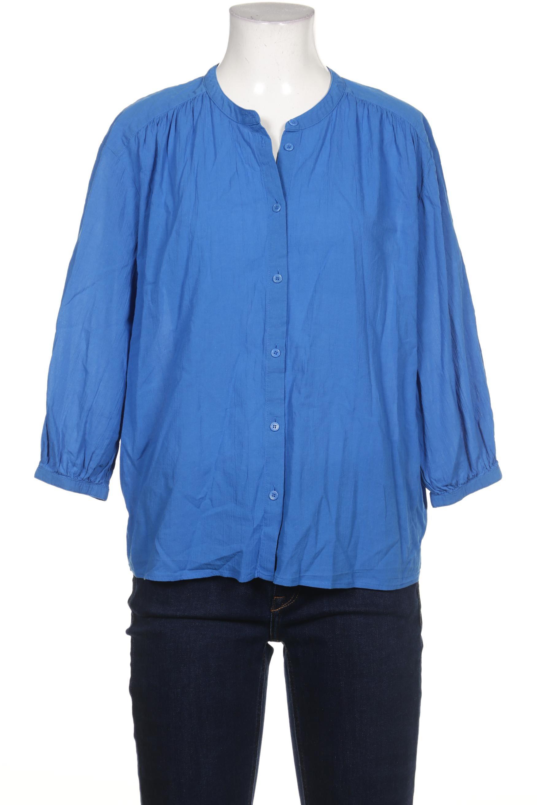 

hessnatur Damen Bluse, blau, Gr. 34