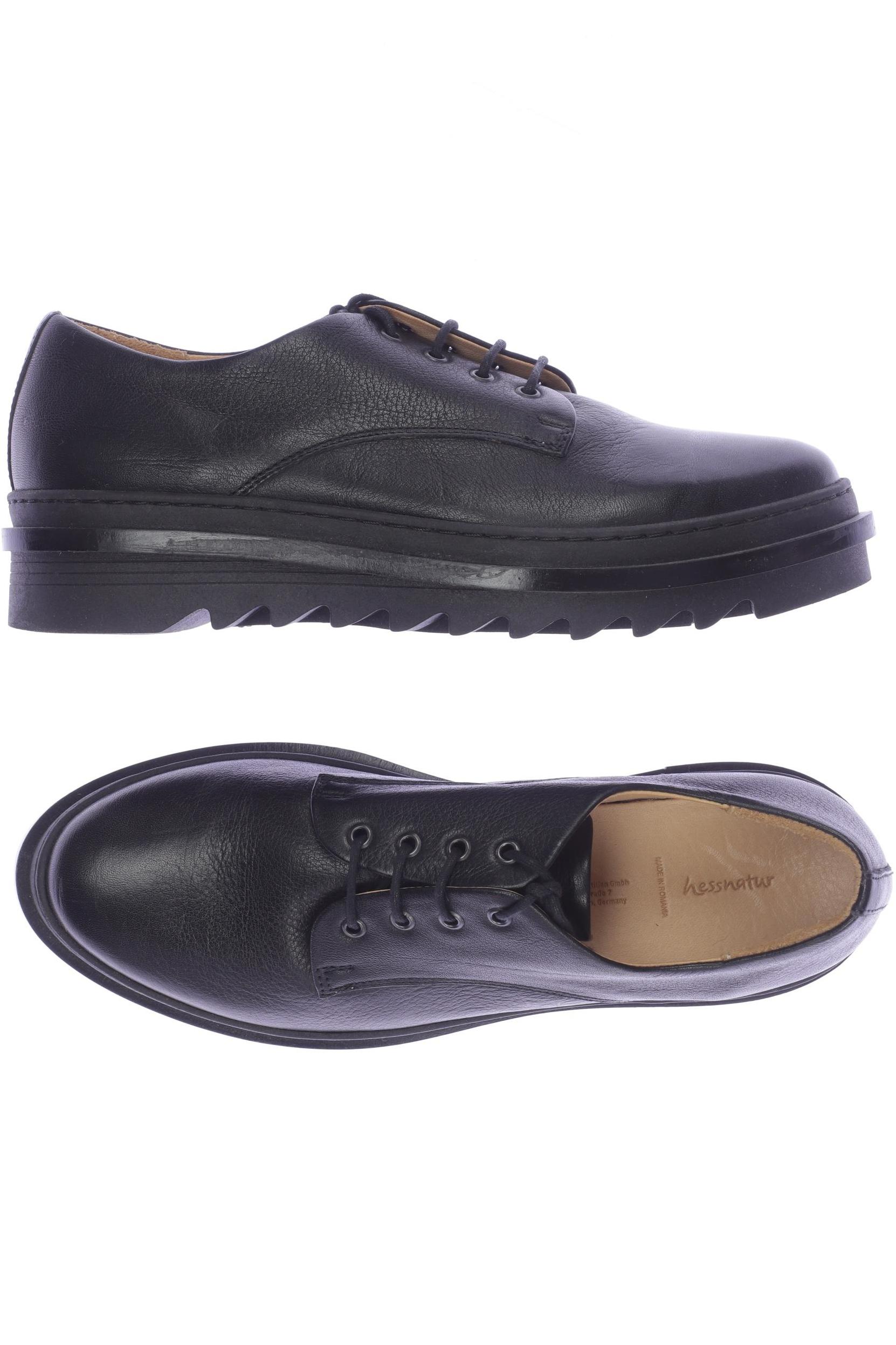 

hessnatur Damen Halbschuh, schwarz, Gr. 39