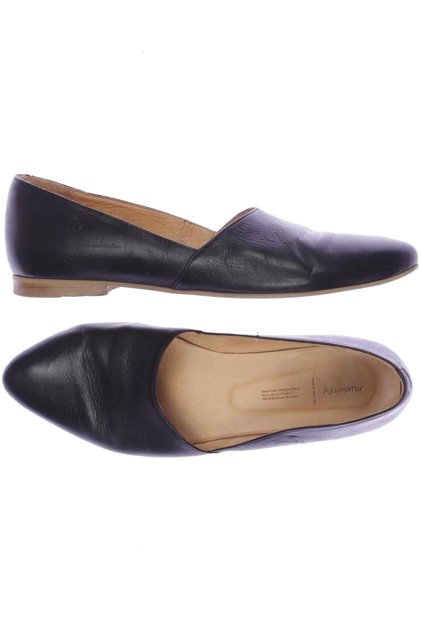 

hessnatur Damen Halbschuh, schwarz, Gr. 40