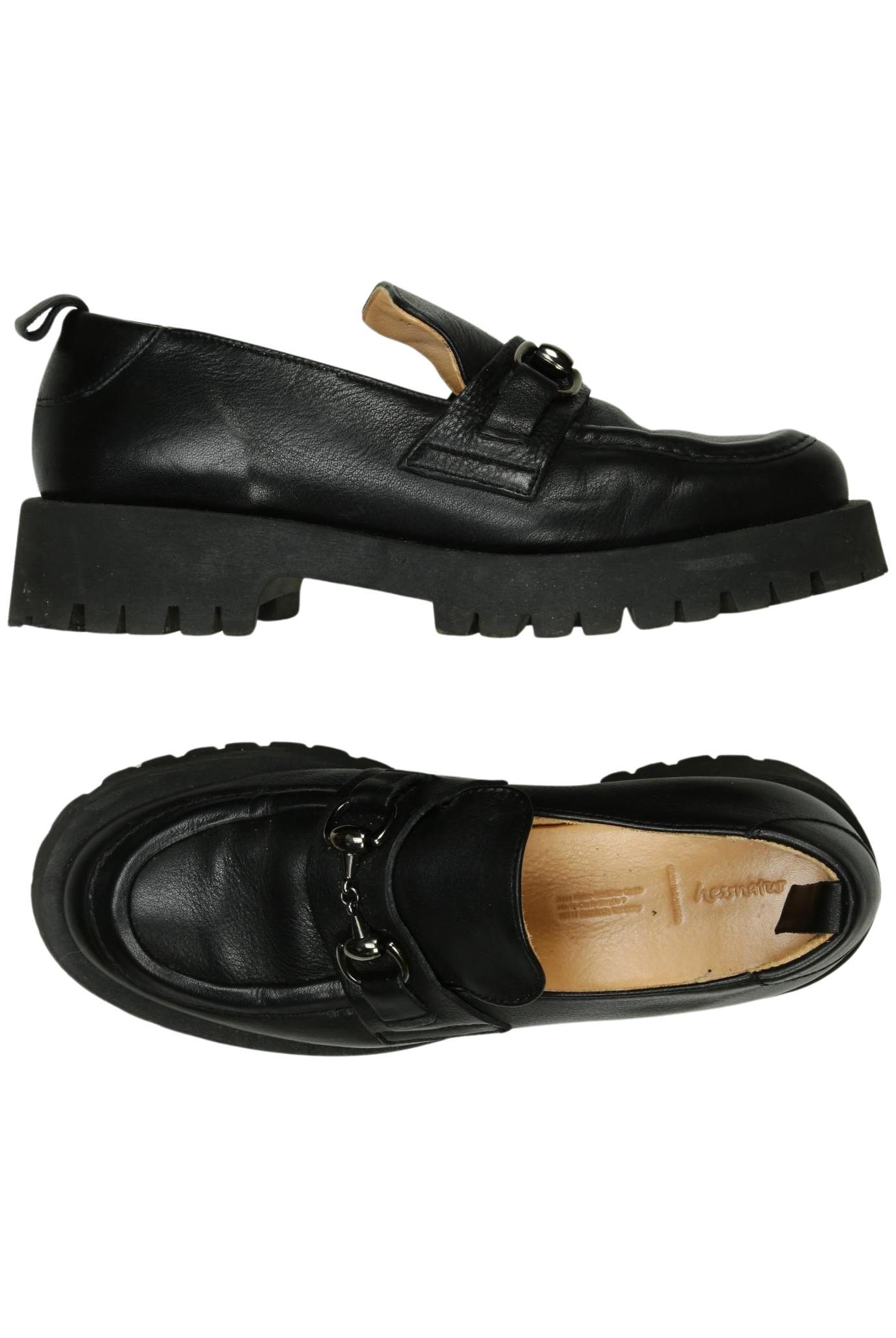 

hessnatur Damen Halbschuh, schwarz, Gr. 39
