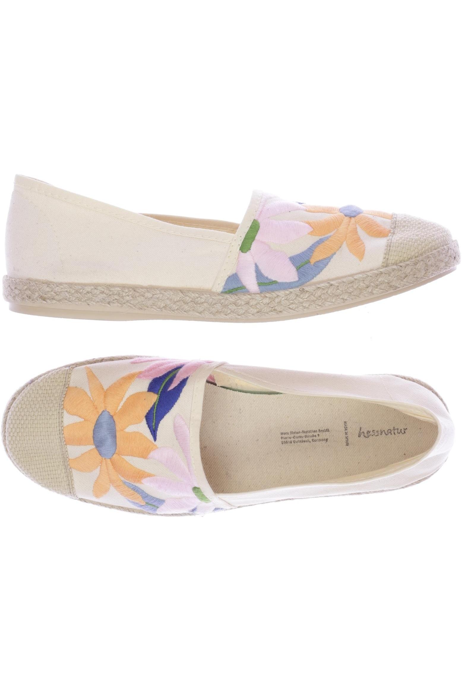 

hessnatur Damen Halbschuh, beige, Gr. 40