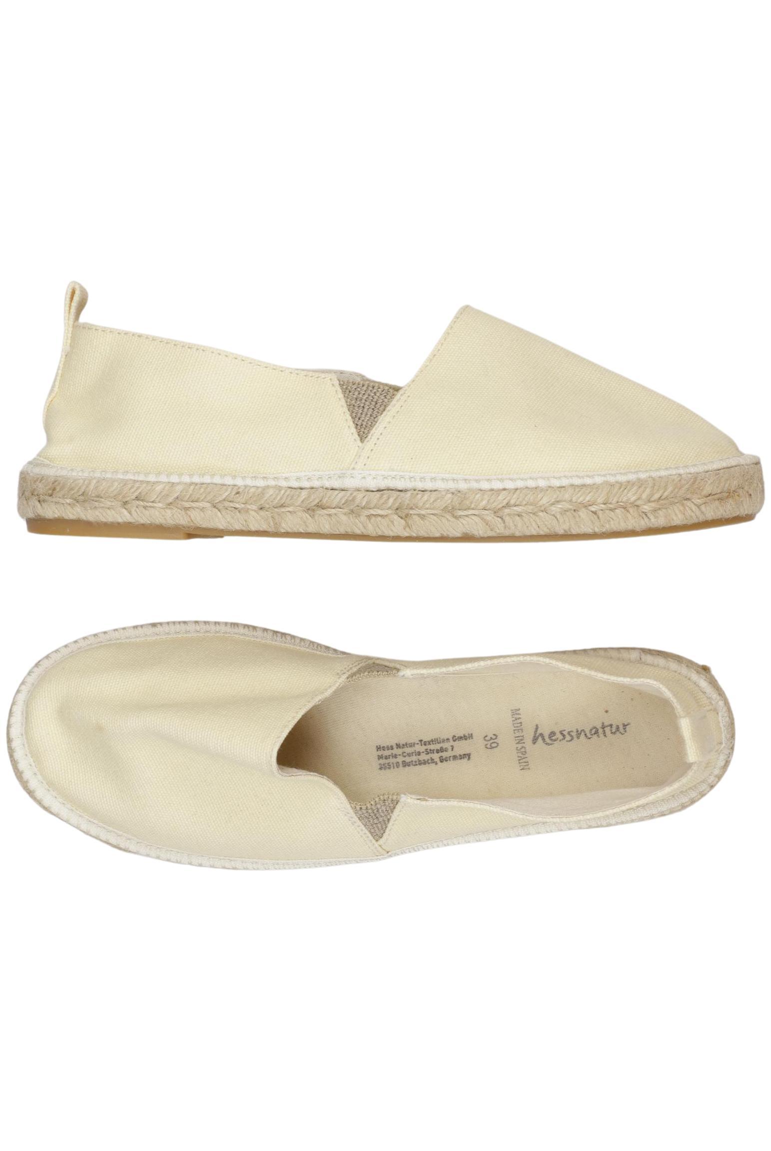 

hessnatur Damen Halbschuh, cremeweiß, Gr. 39