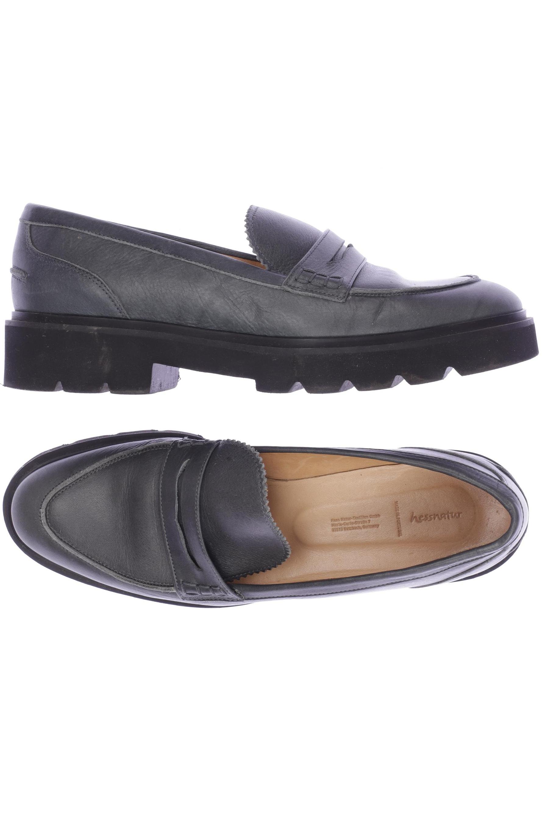 

hessnatur Damen Halbschuh, grau, Gr. 40