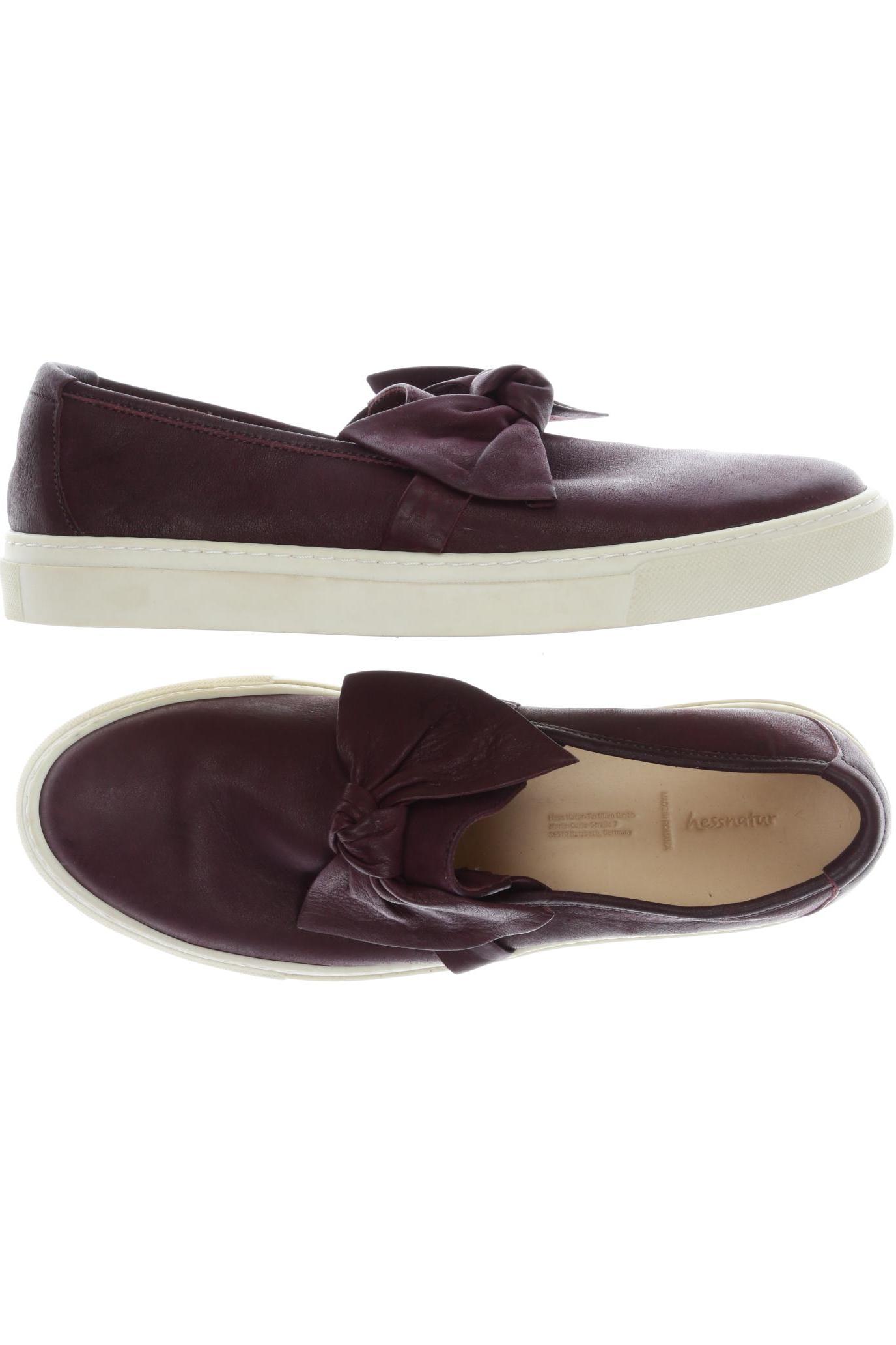 

hessnatur Damen Halbschuh, bordeaux, Gr. 41