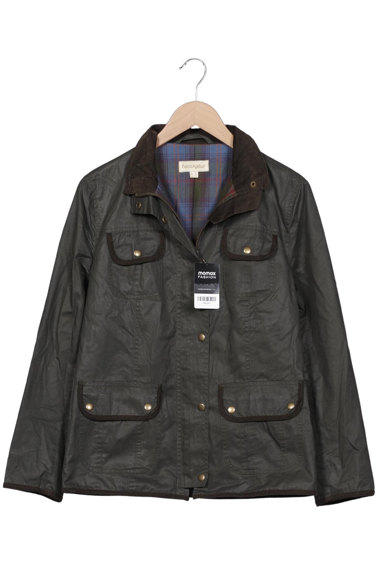 

hessnatur Damen Jacke, grün, Gr. 38