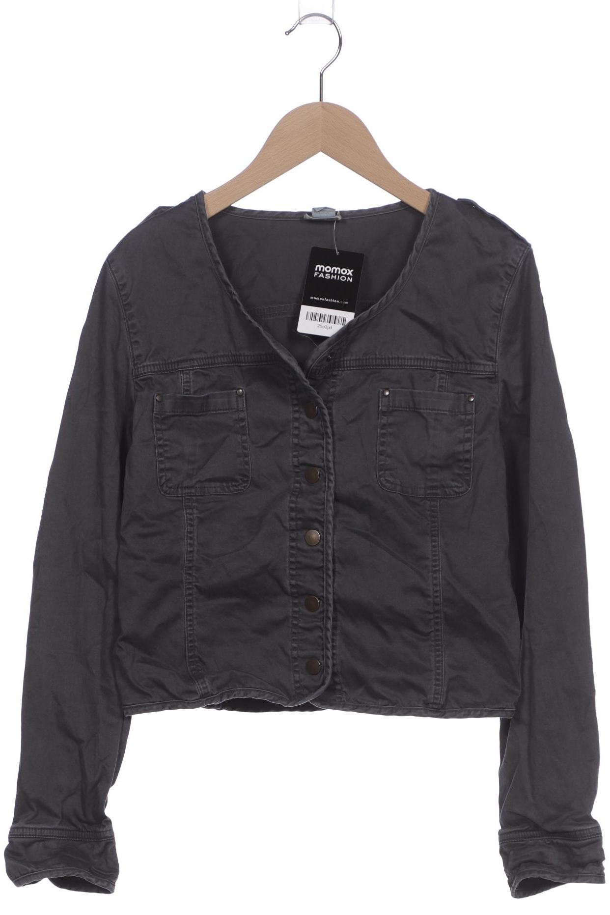 

hessnatur Damen Jacke, grau, Gr. 36