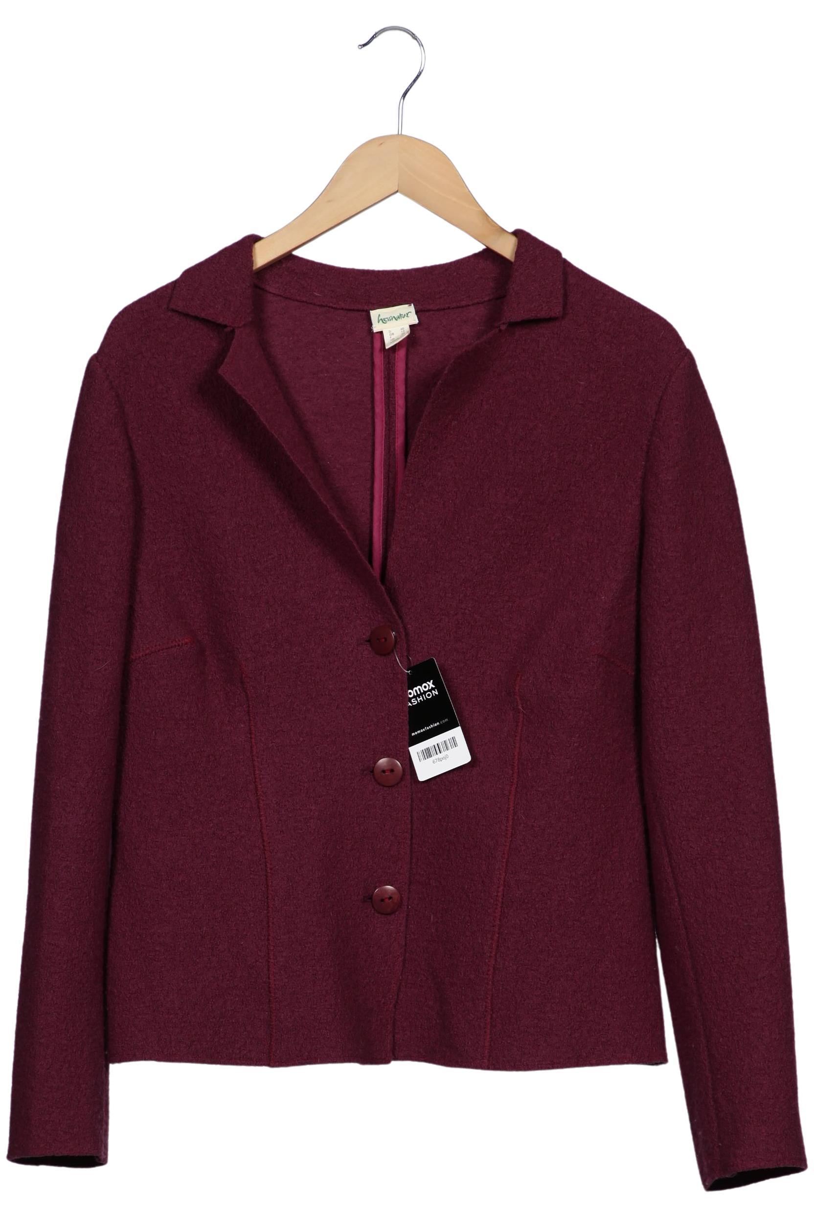

hessnatur Damen Jacke, bordeaux, Gr. 40