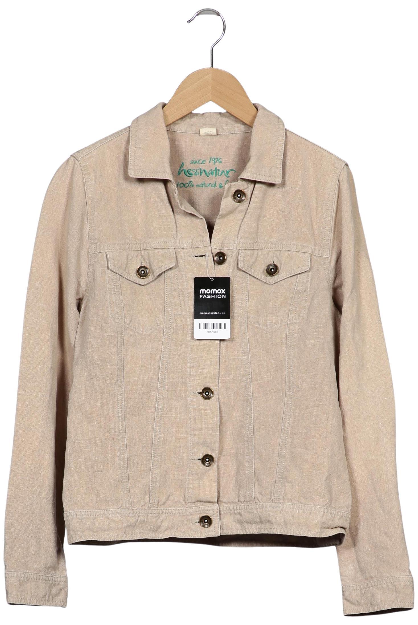 

hessnatur Damen Jacke, beige, Gr. 38