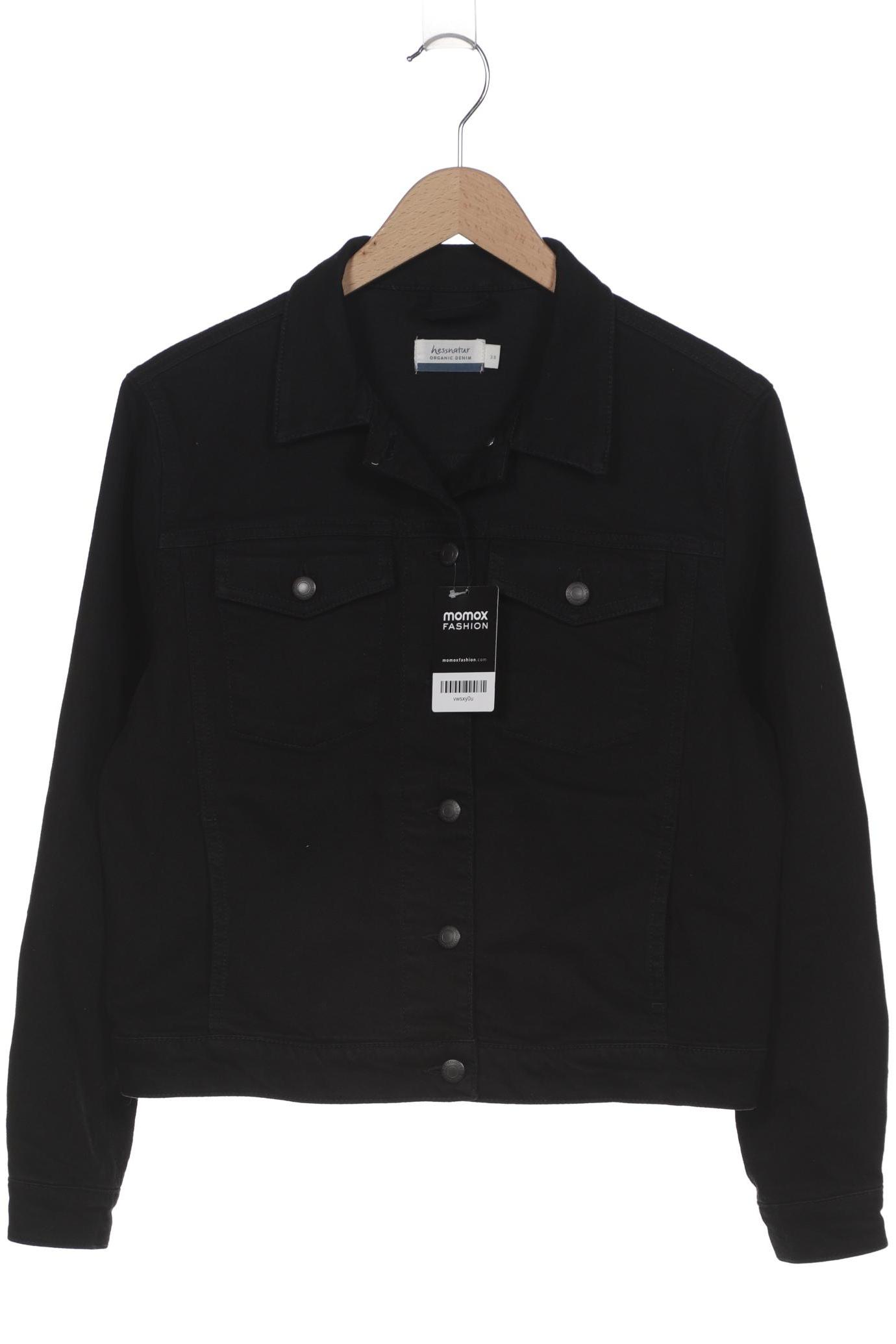 

hessnatur Damen Jacke, schwarz, Gr. 38