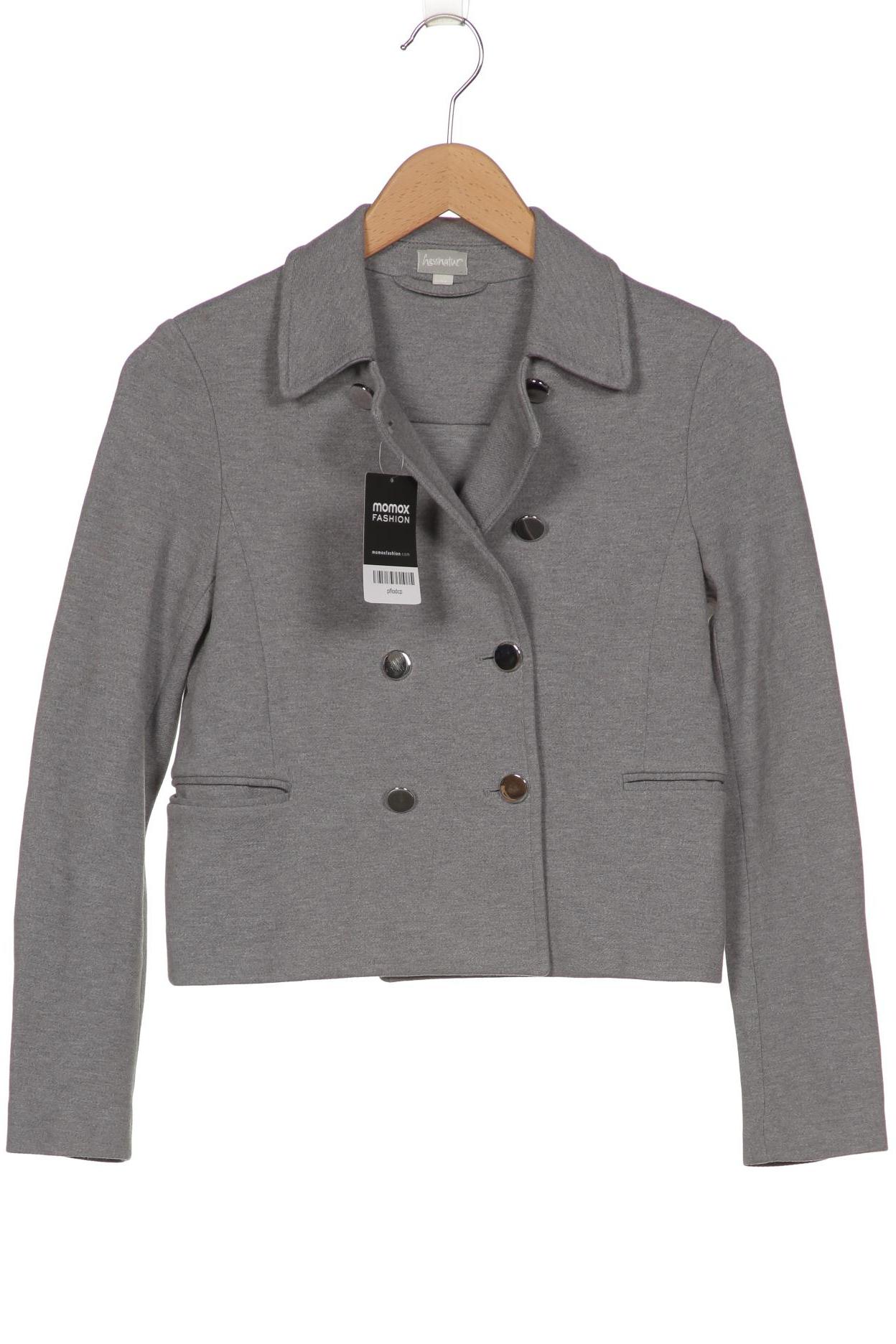 

hessnatur Damen Jacke, grau, Gr. 34