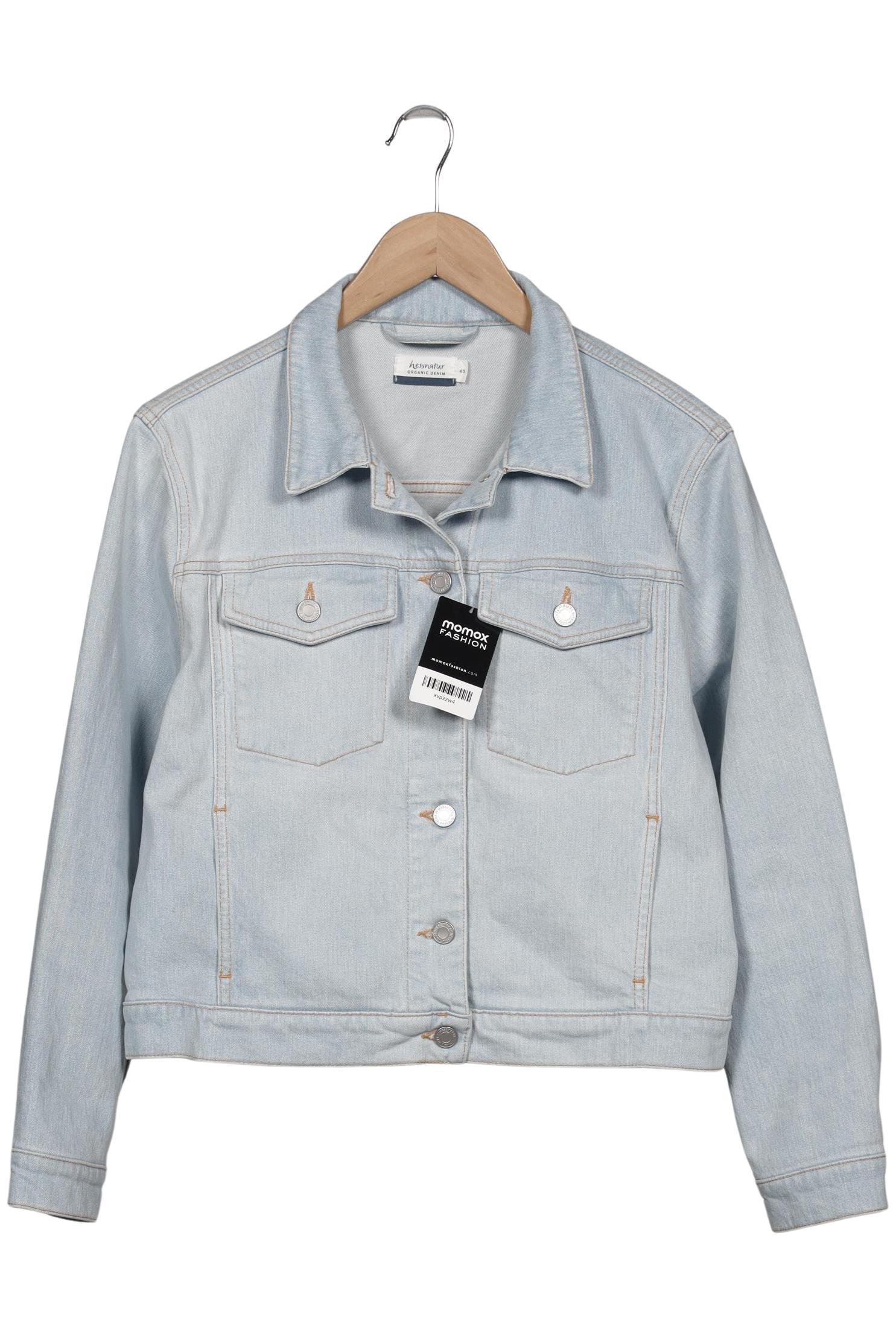 

hessnatur Damen Jacke, hellblau, Gr. 40