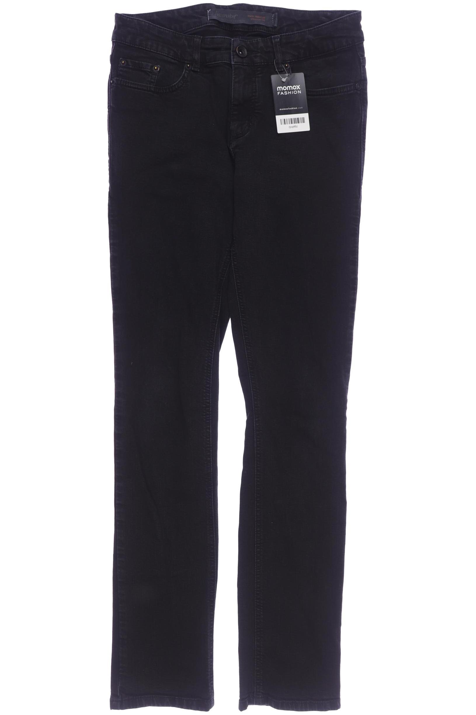 

hessnatur Damen Jeans, schwarz, Gr. 38