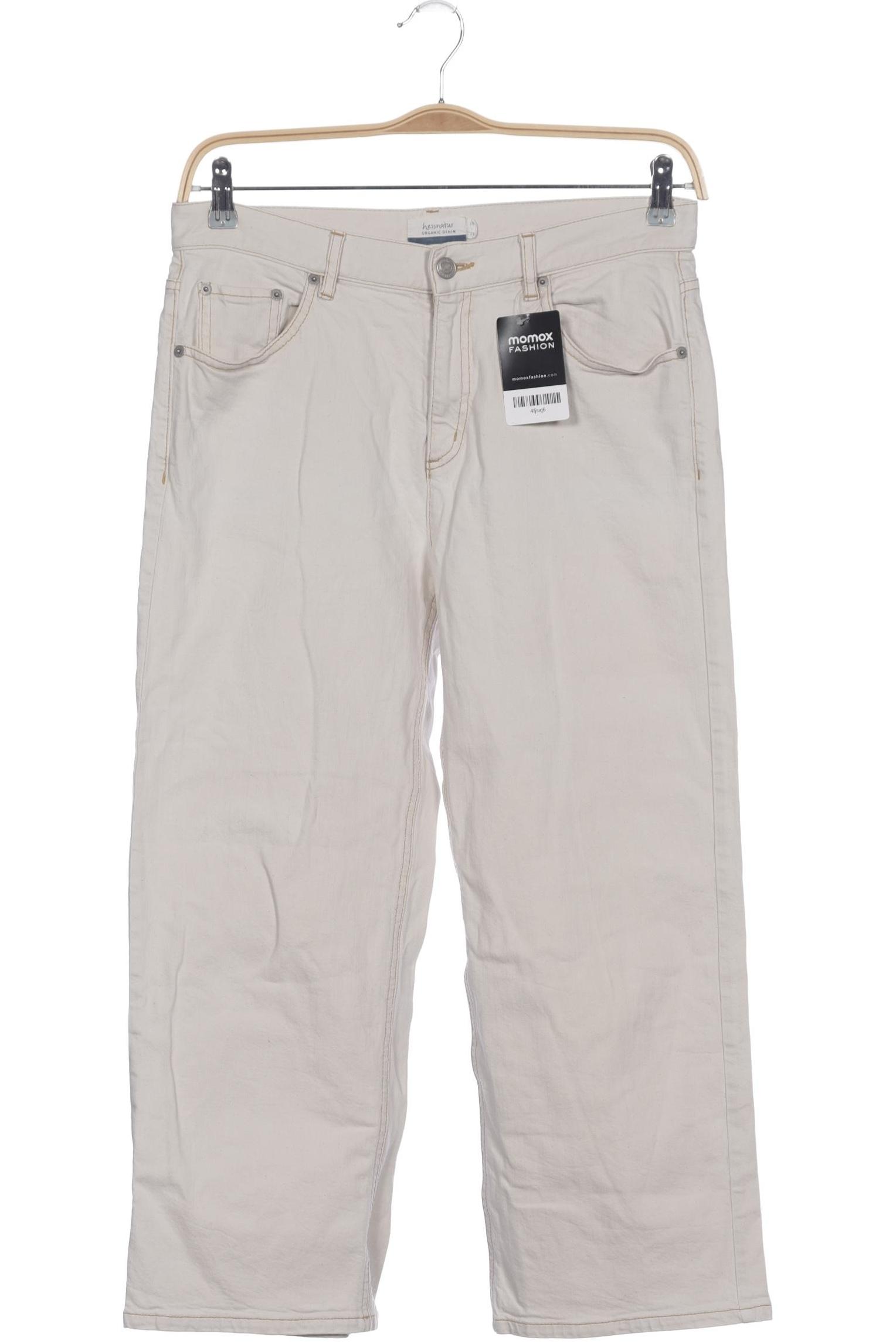 

hessnatur Damen Jeans, cremeweiß, Gr. 30