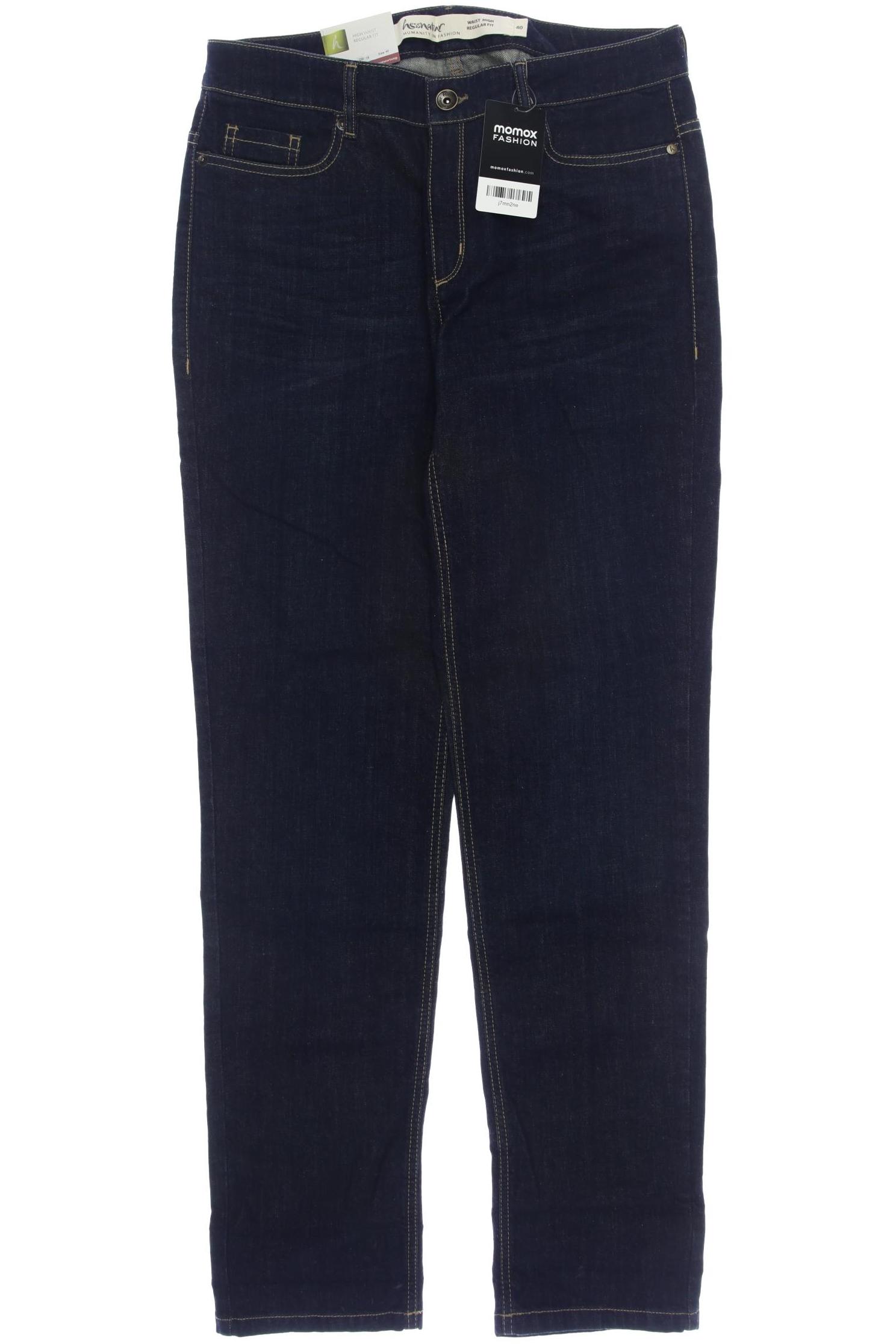 

hessnatur Damen Jeans, marineblau, Gr. 40