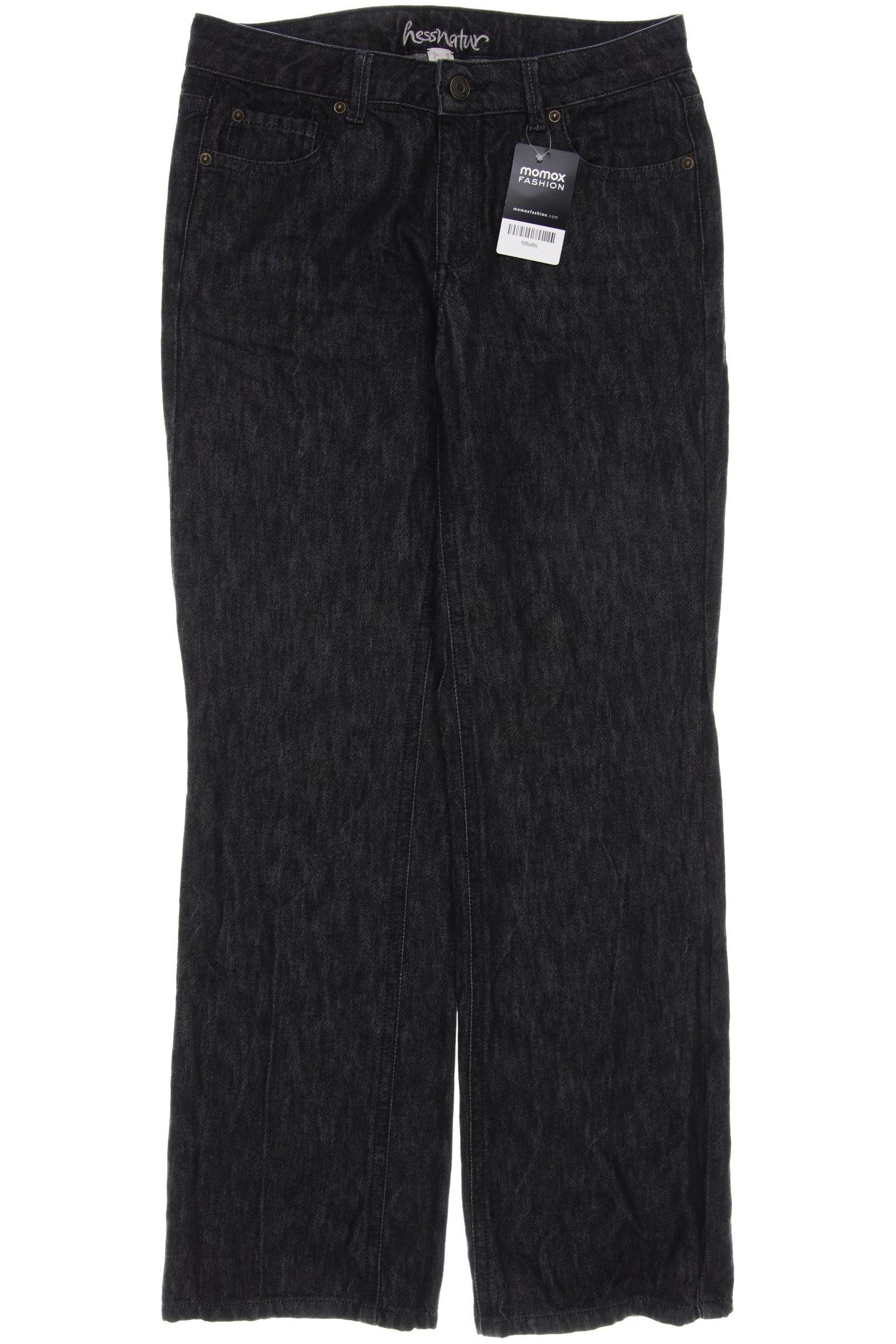 

hessnatur Damen Jeans, schwarz, Gr. 38