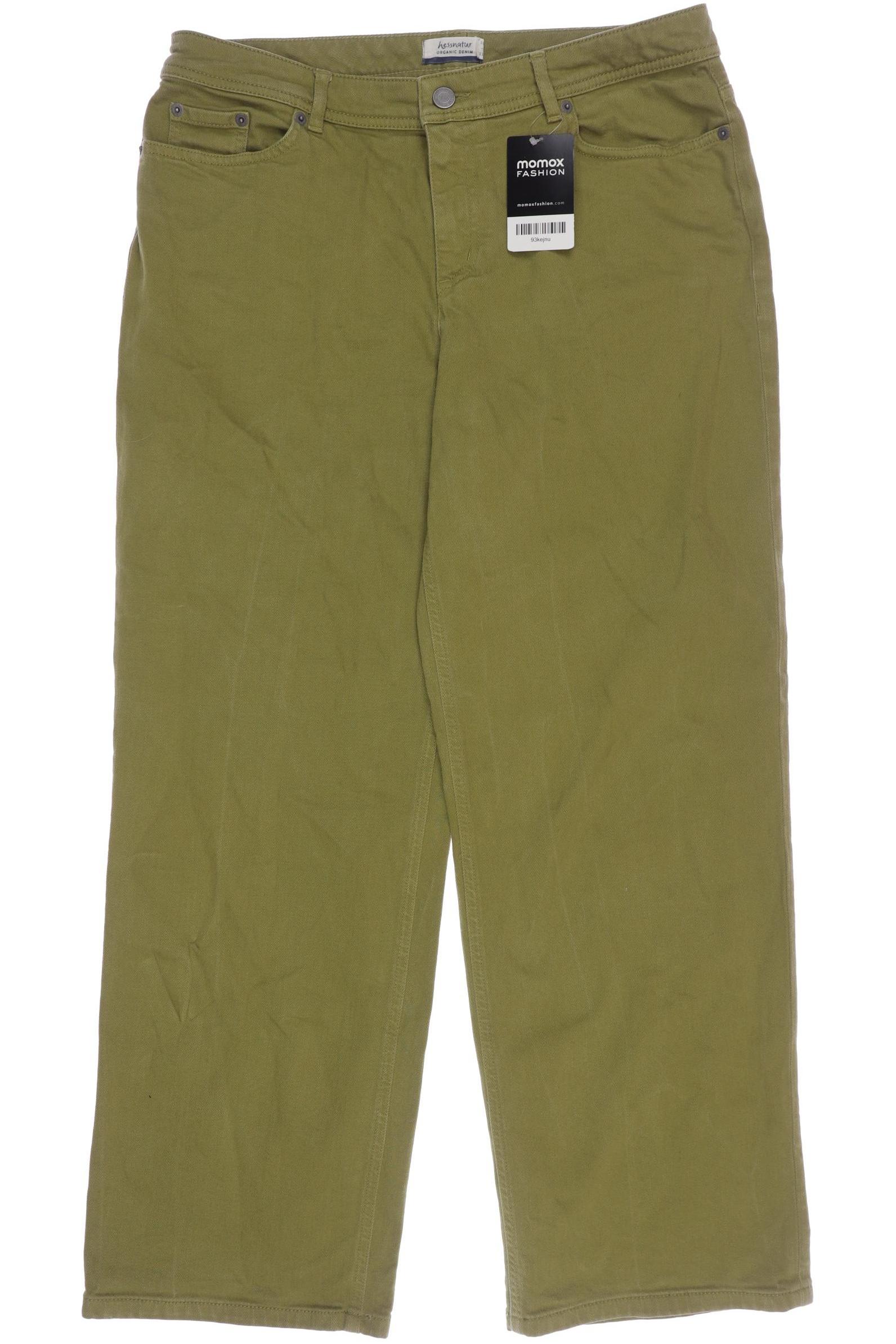 

hessnatur Damen Jeans, grün, Gr. 30
