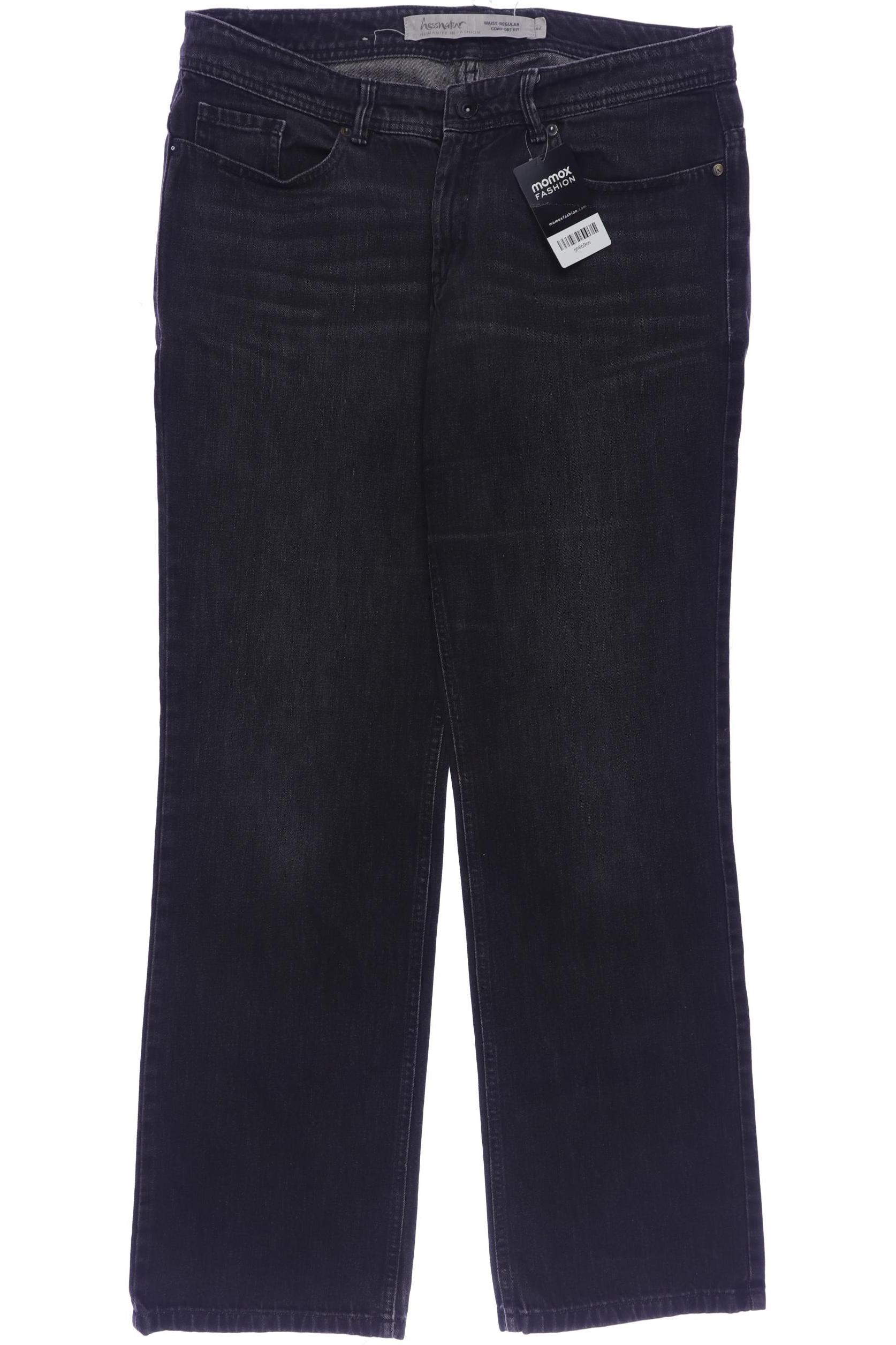 

hessnatur Damen Jeans, schwarz, Gr. 42
