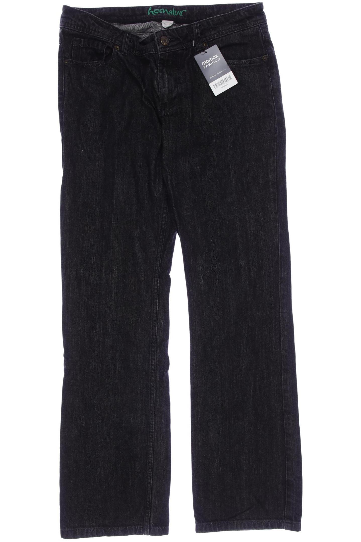 

hessnatur Damen Jeans, schwarz, Gr. 38