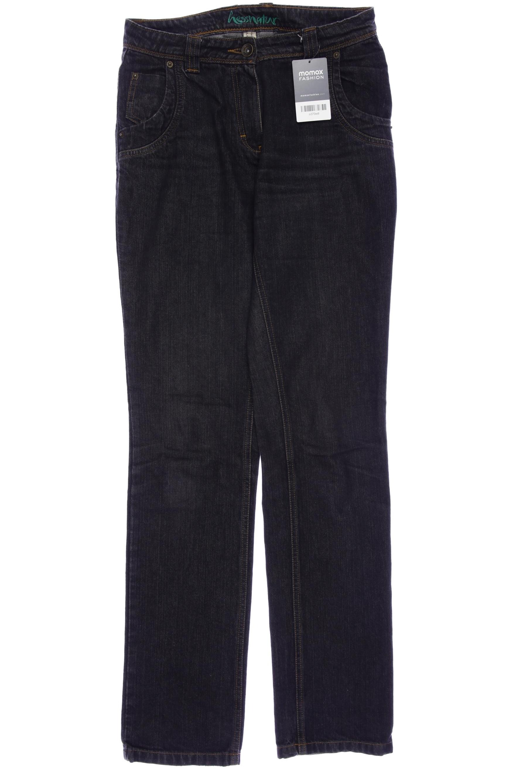 

hessnatur Damen Jeans, schwarz, Gr. 36