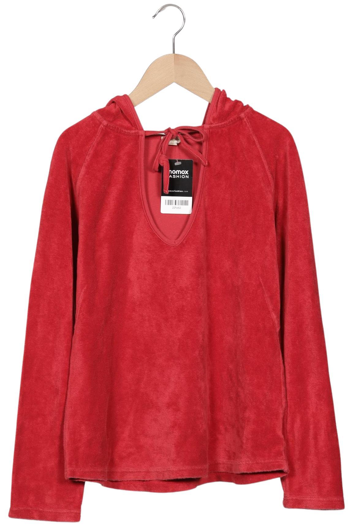 

hessnatur Damen Kapuzenpullover, rot, Gr. 36