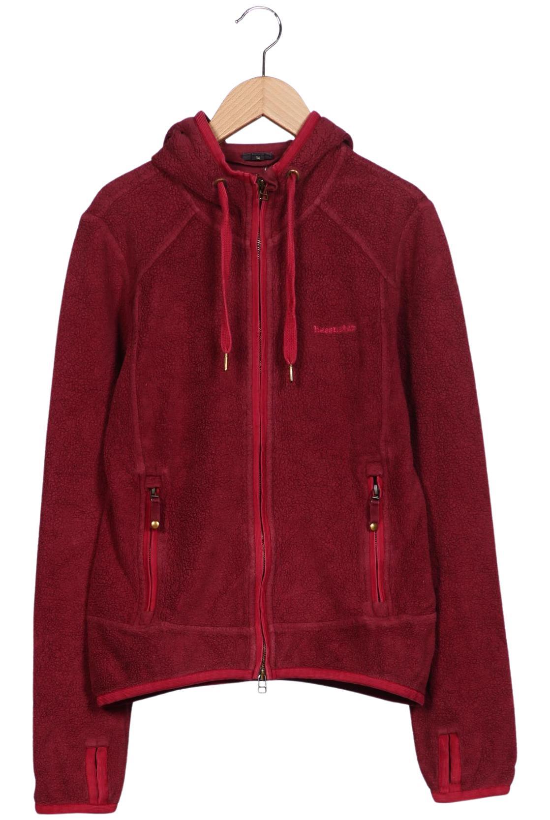 

hessnatur Damen Kapuzenpullover, rot, Gr. 34