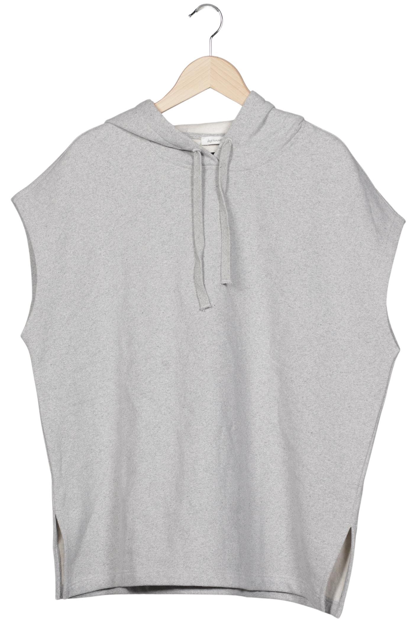 

hessnatur Damen Kapuzenpullover, grau, Gr. 40